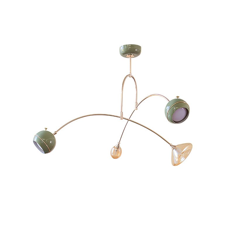 Lustra Chandelier Green Sci-Fi Elegant - Letslighting