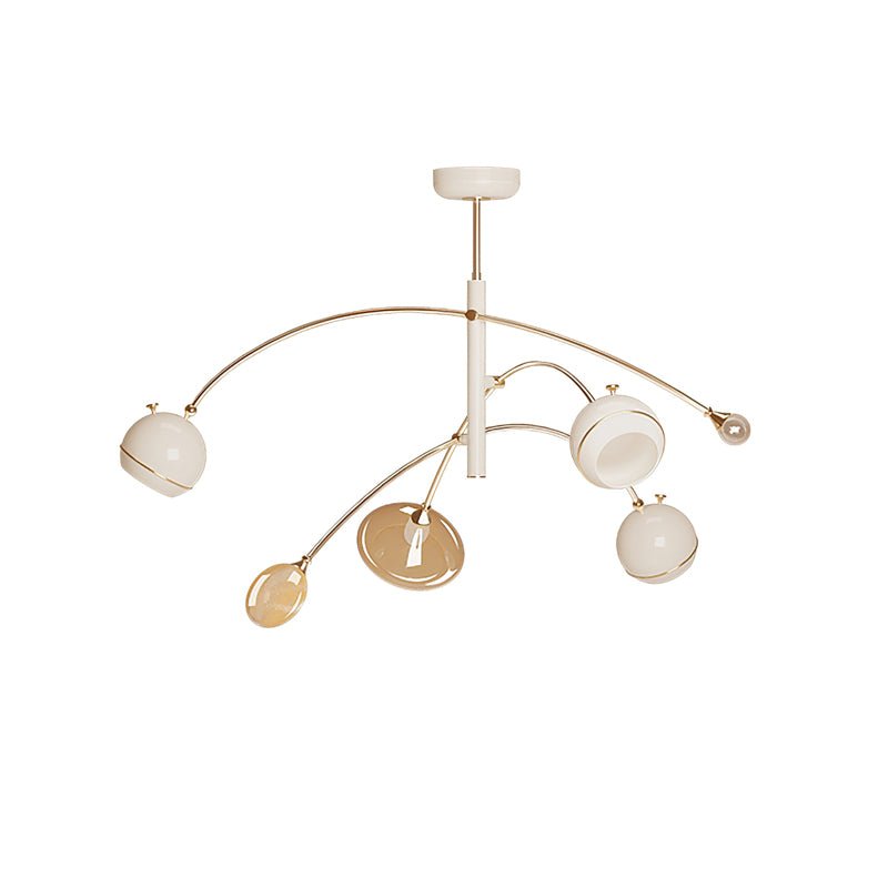 Lustra Chandelier Green Sci-Fi Elegant - Letslighting