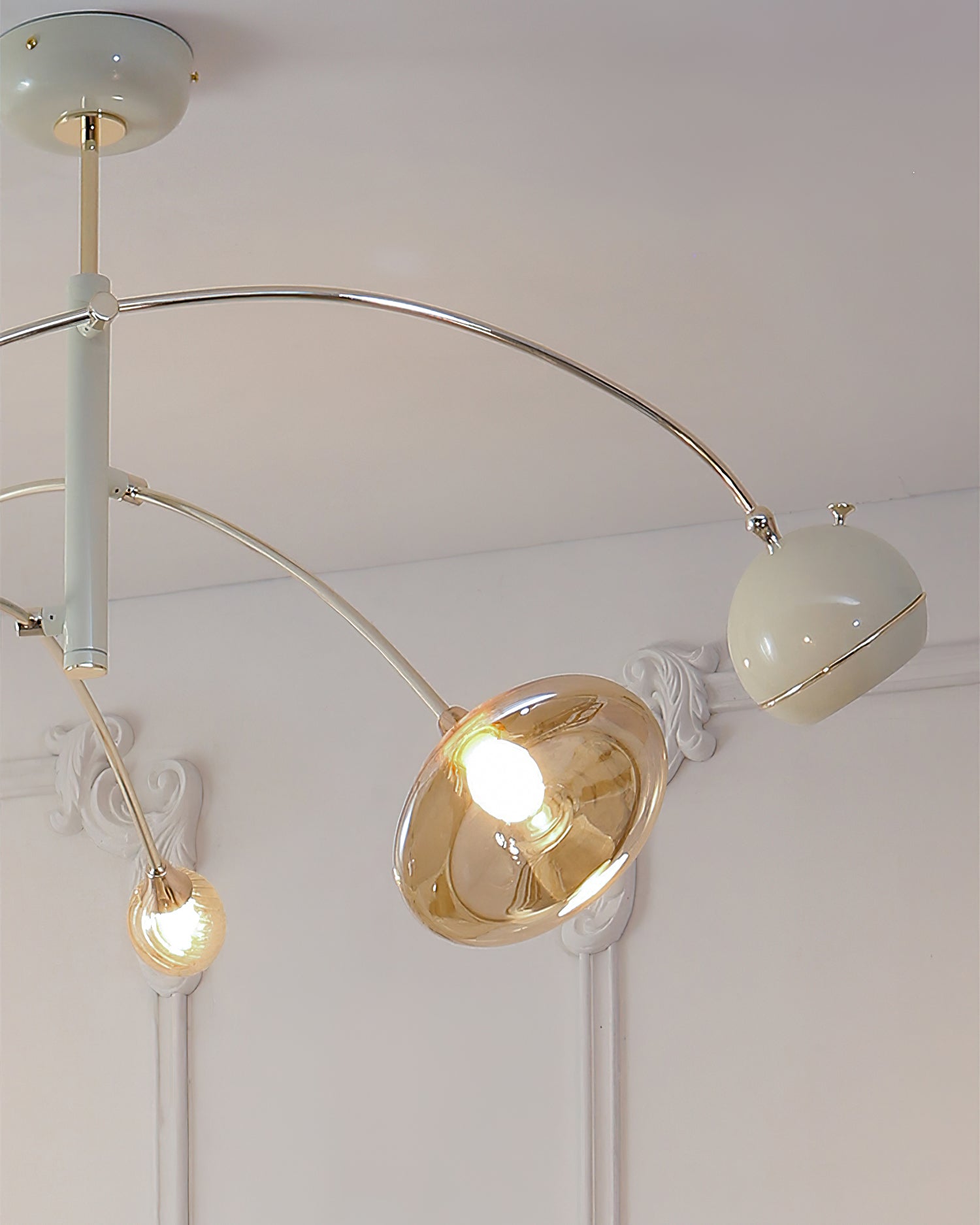 Lustra Chandelier Green Sci-Fi Elegant - Letslighting