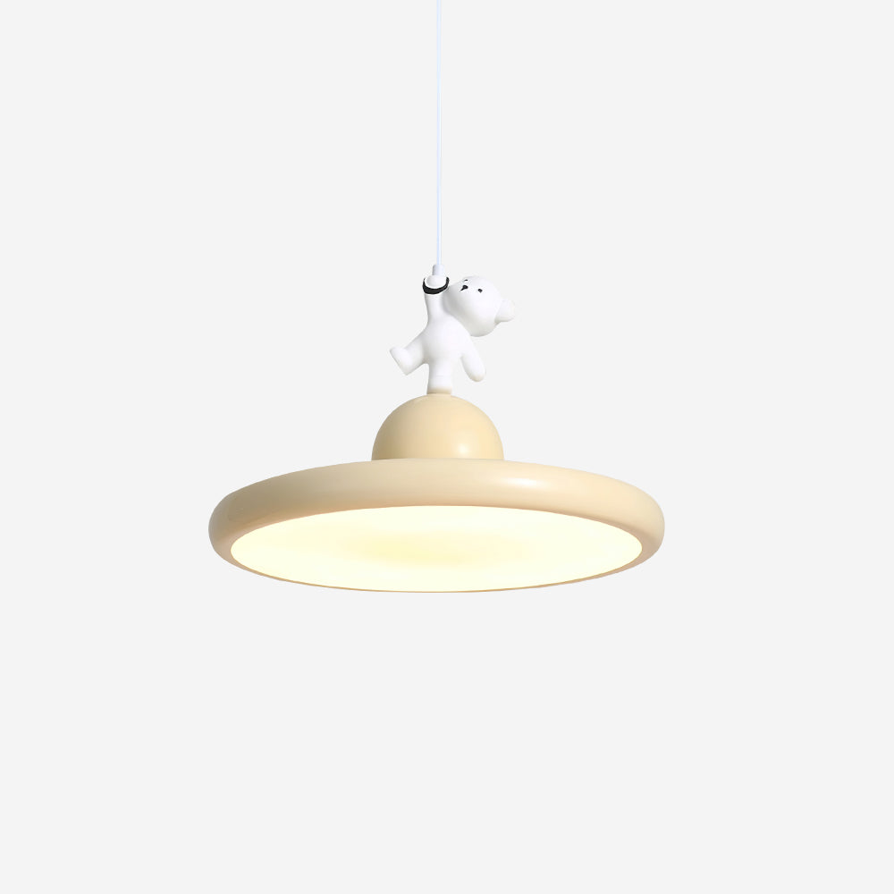 Bear Pendant Lamp Playful Cozy Whimsical - Letslighting