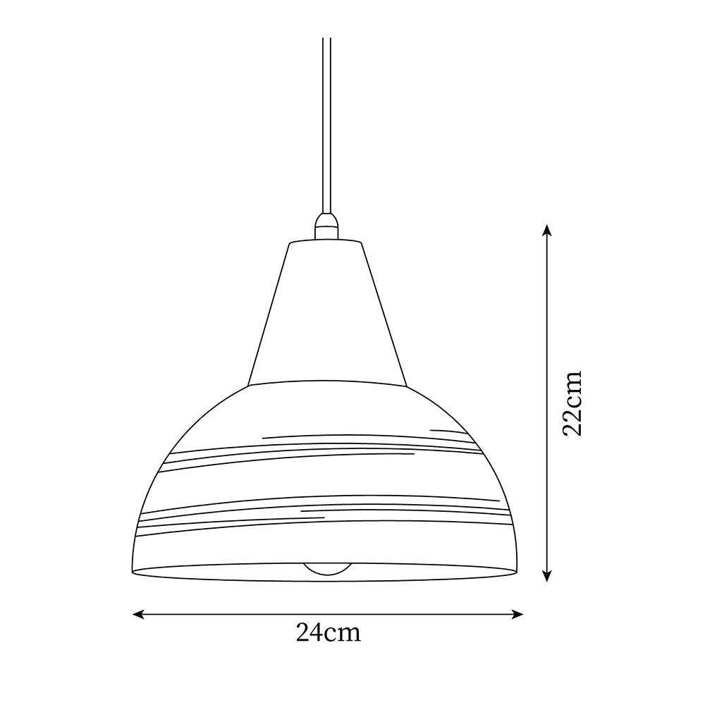 Pendant Lamp Textured Ceramic Shade Tapered Nordic Minimalist - Letslighting