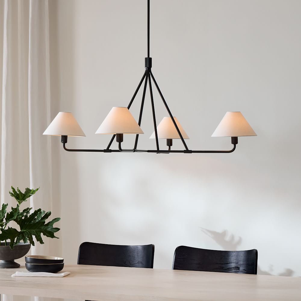 Aurora Chandelier Cone Shade Minimalist - Letslighting