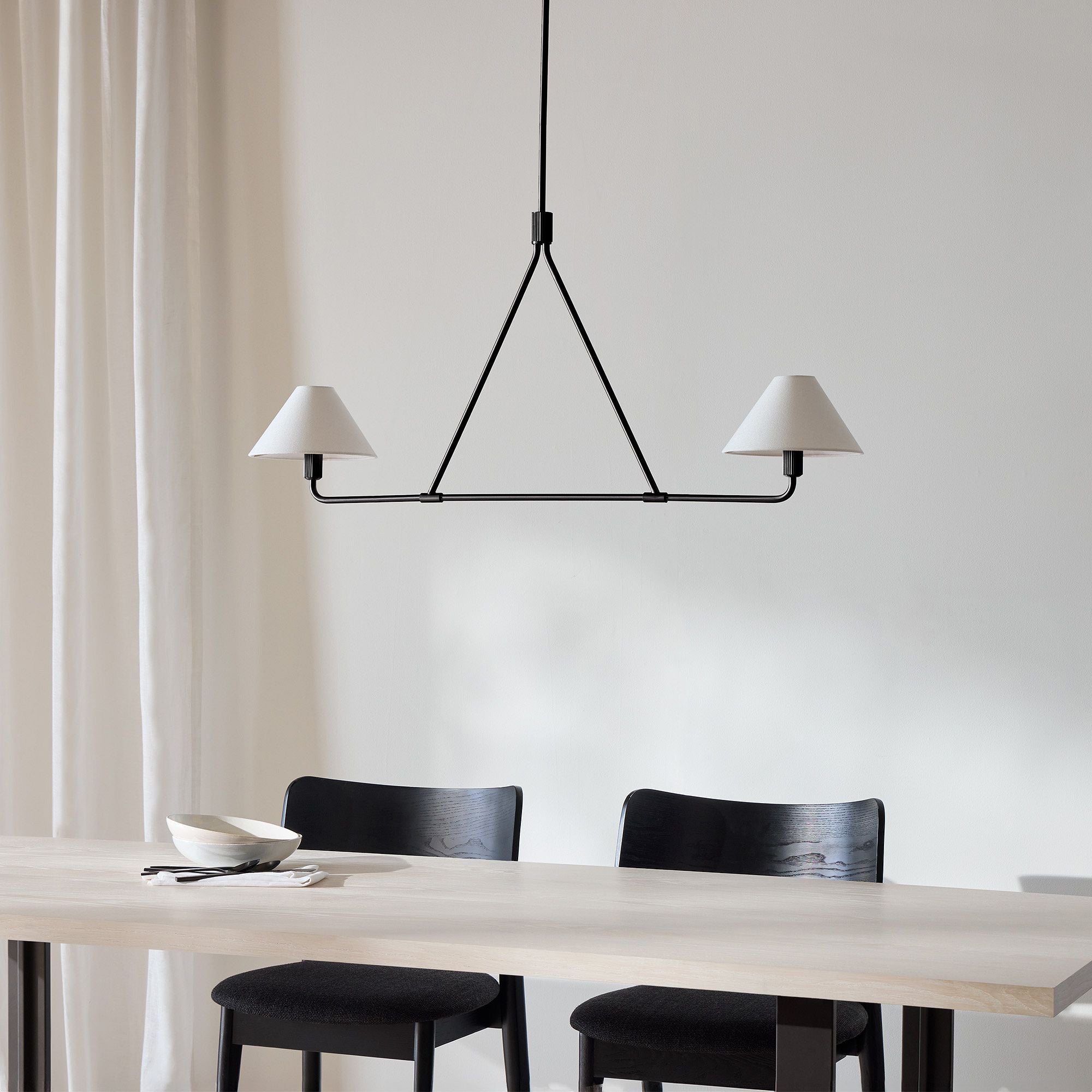 Aurora Chandelier Cone Shade Minimalist - Letslighting