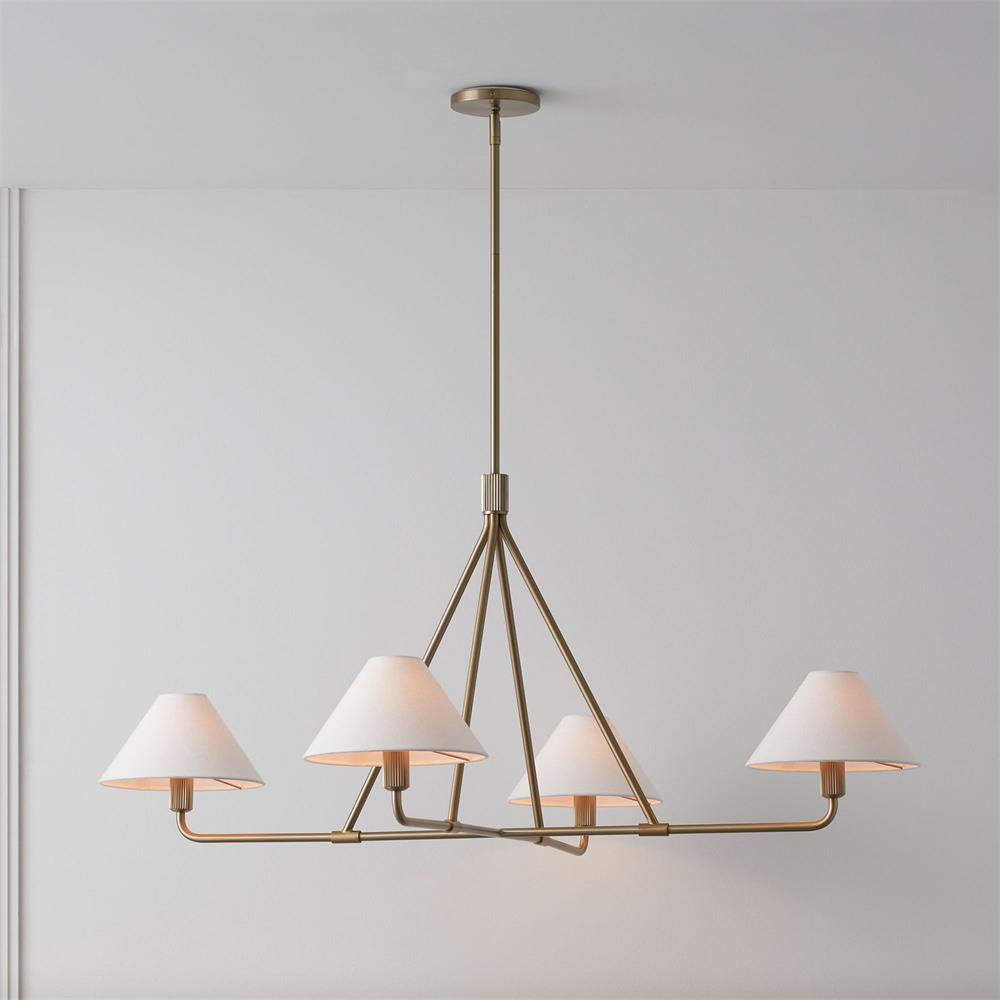 Ornuvyh Vintage Industrial Fabric Chandelier - Letslighting