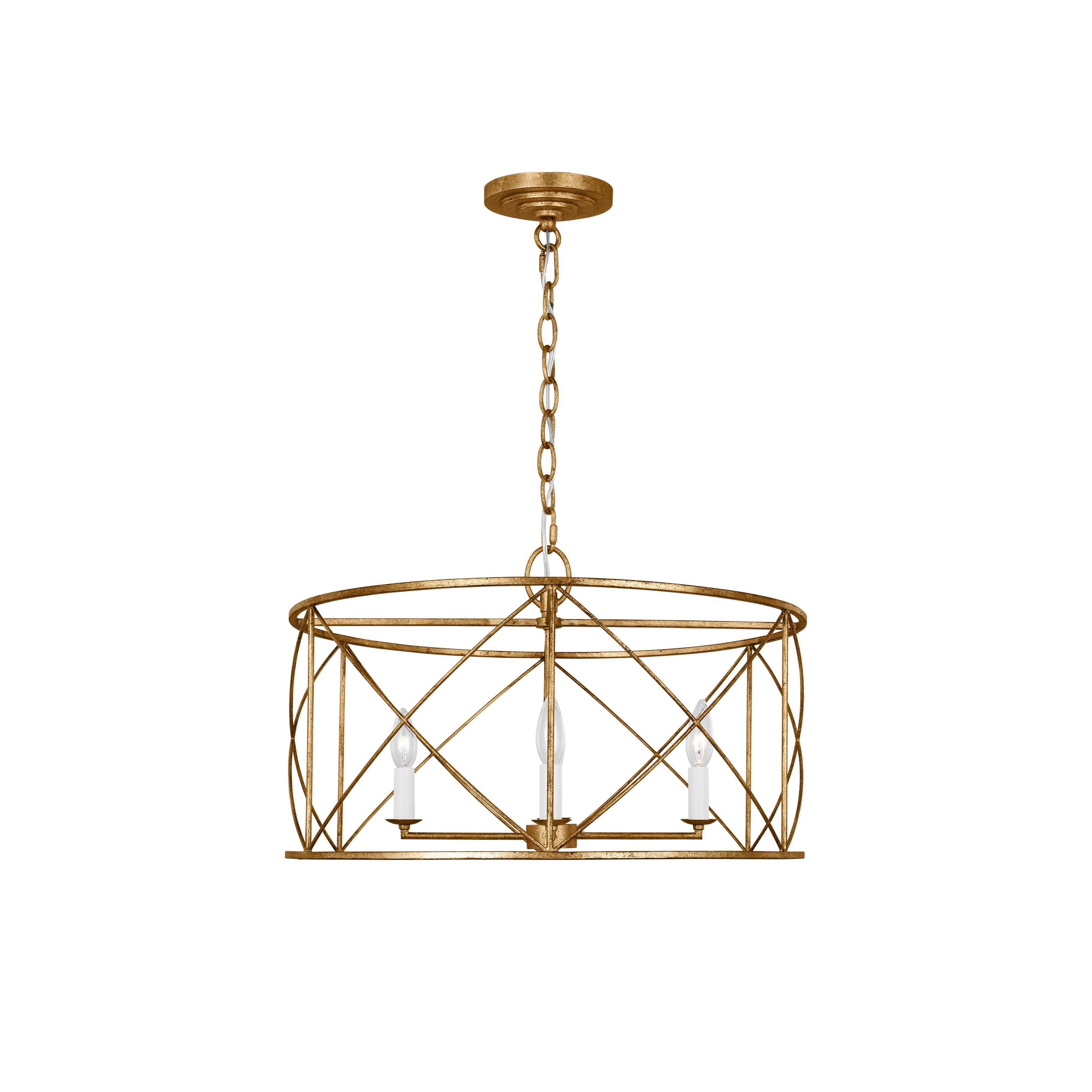 Waegnuvyu Modern Minimalist Vintage Industrial Lantern Chandelier - Letslighting