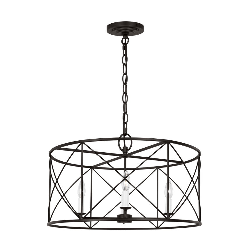 Waegnuvyu Modern Minimalist Vintage Industrial Lantern Chandelier - Letslighting
