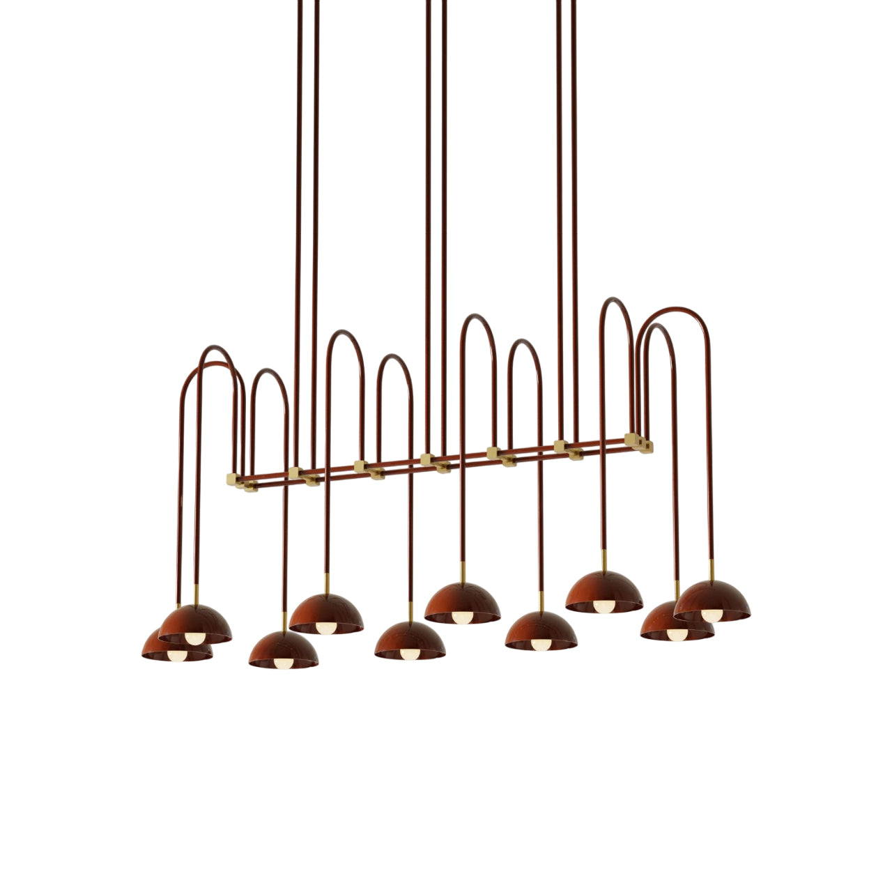 Blikuvyh Vintage Industrial Atelier Brass Chandelier - Letslighting