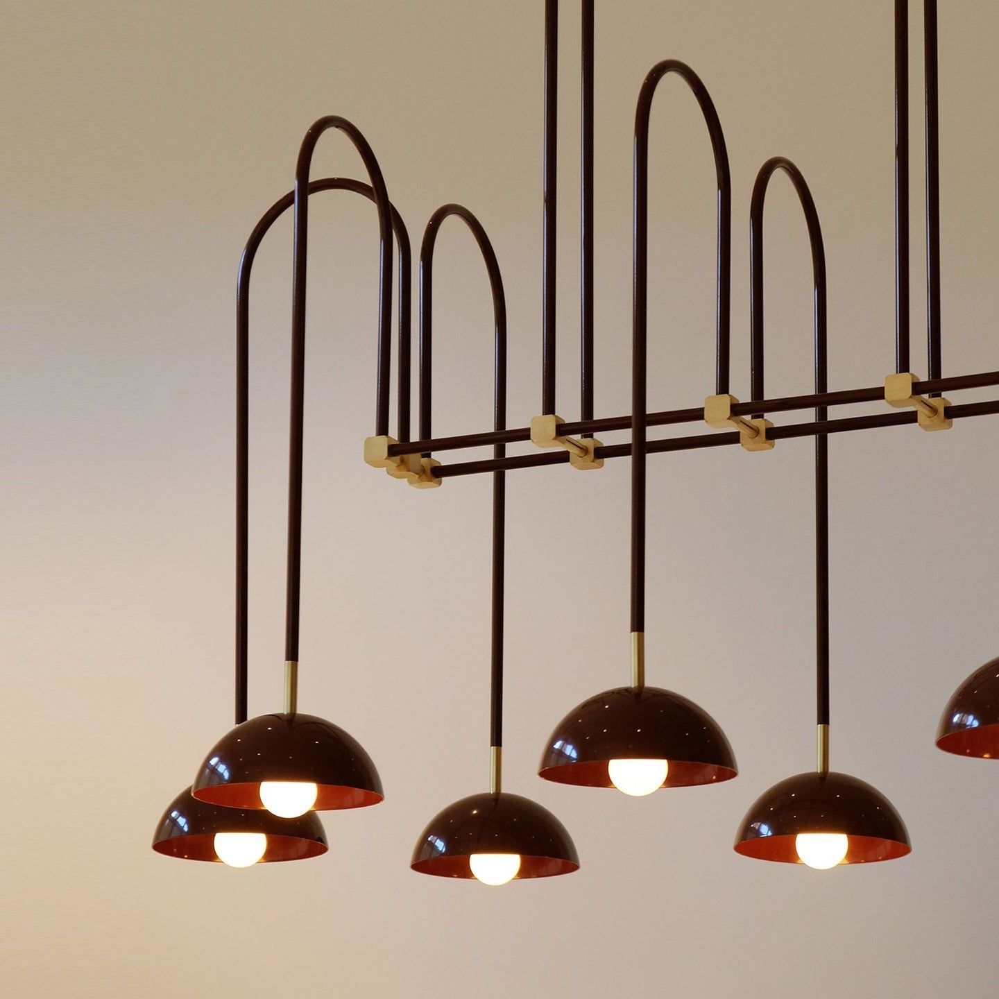 Blikuvyh Vintage Industrial Atelier Brass Chandelier - Letslighting