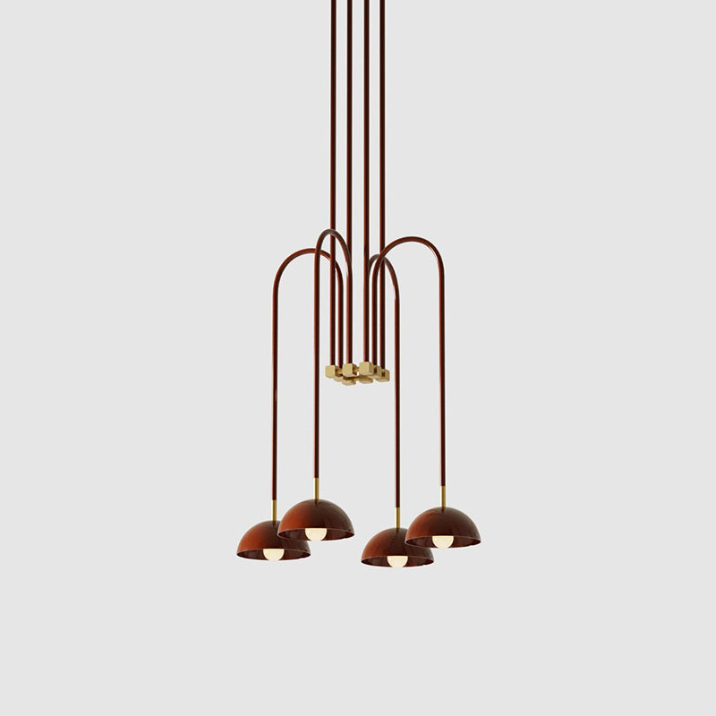 Blikuvyh Vintage Industrial Atelier Brass Chandelier - Letslighting