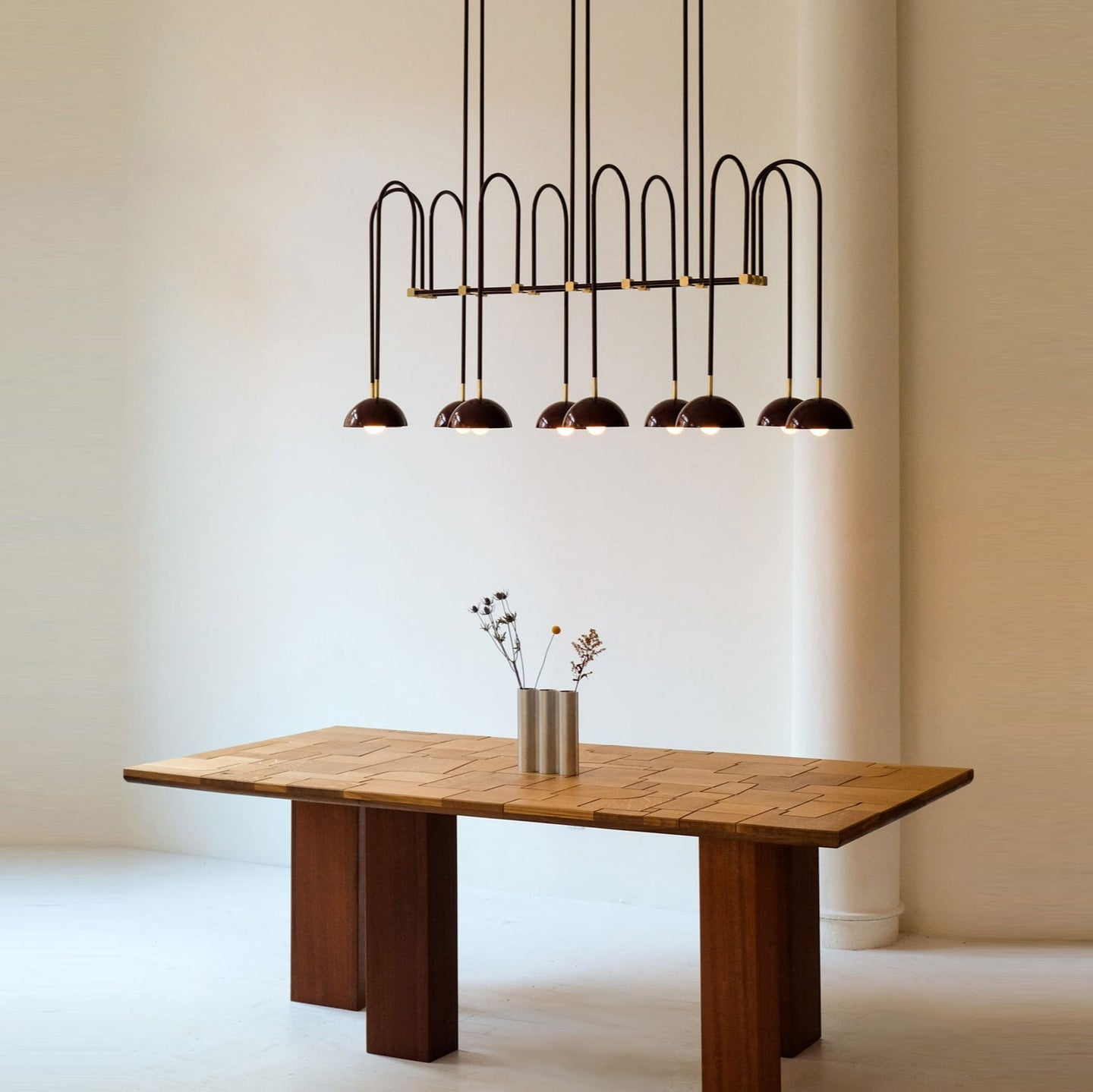 Blikuvyh Vintage Industrial Atelier Brass Chandelier - Letslighting