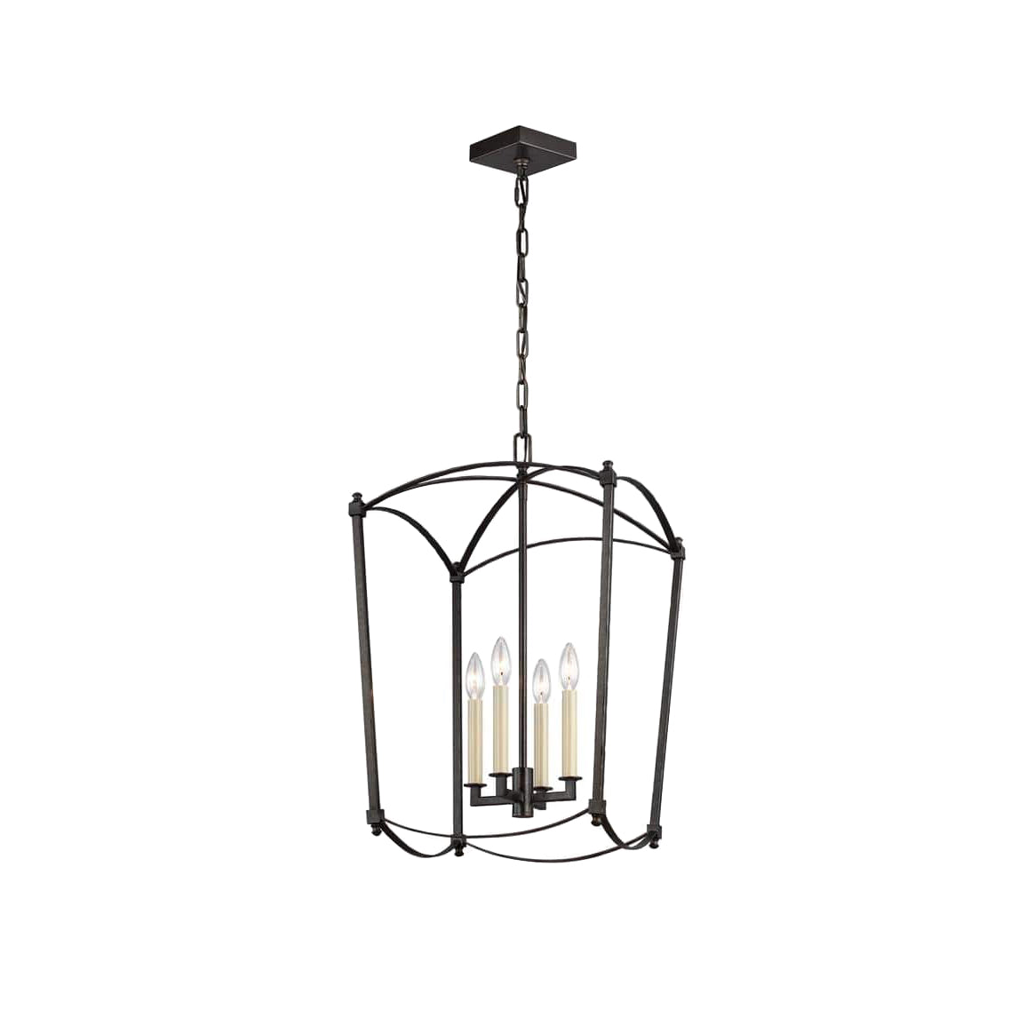 Xenuvyu Modern Minimalist Industrial Black Lantern Pendant Lamp - Letslighting