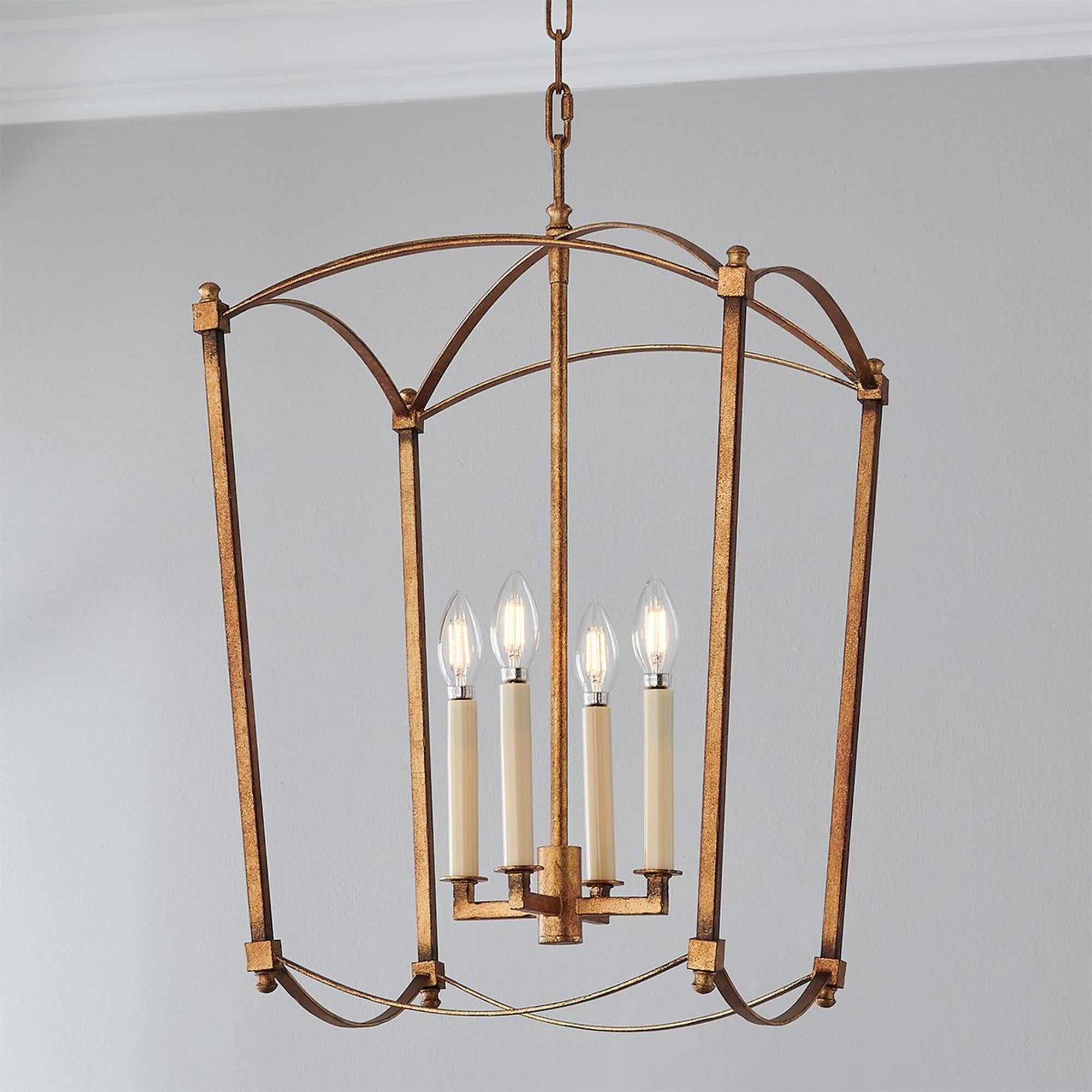 Xenuvyu Modern Minimalist Industrial Black Lantern Pendant Lamp - Letslighting