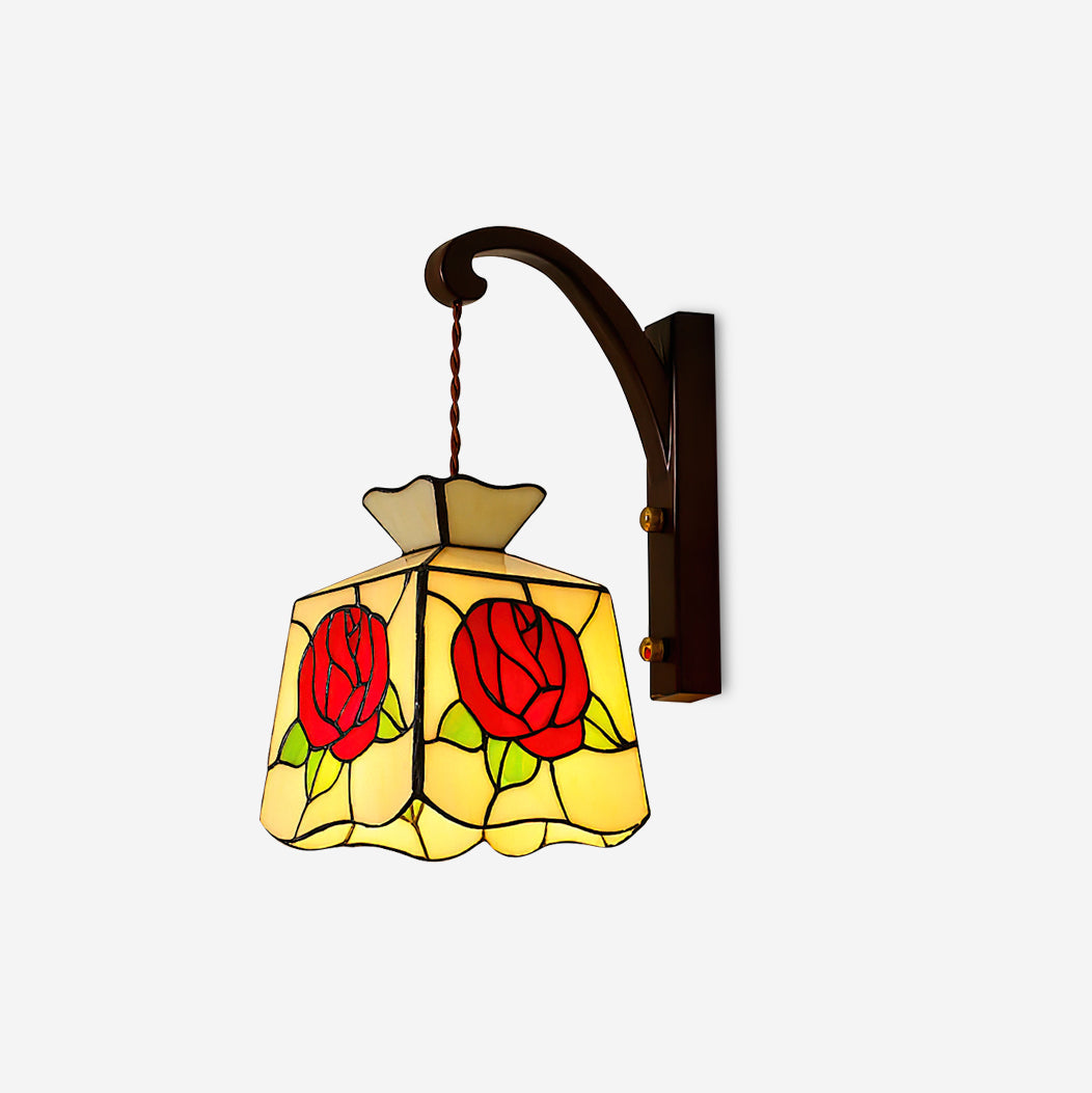 Roselit Wall Lamp Rose Motif - Letslighting