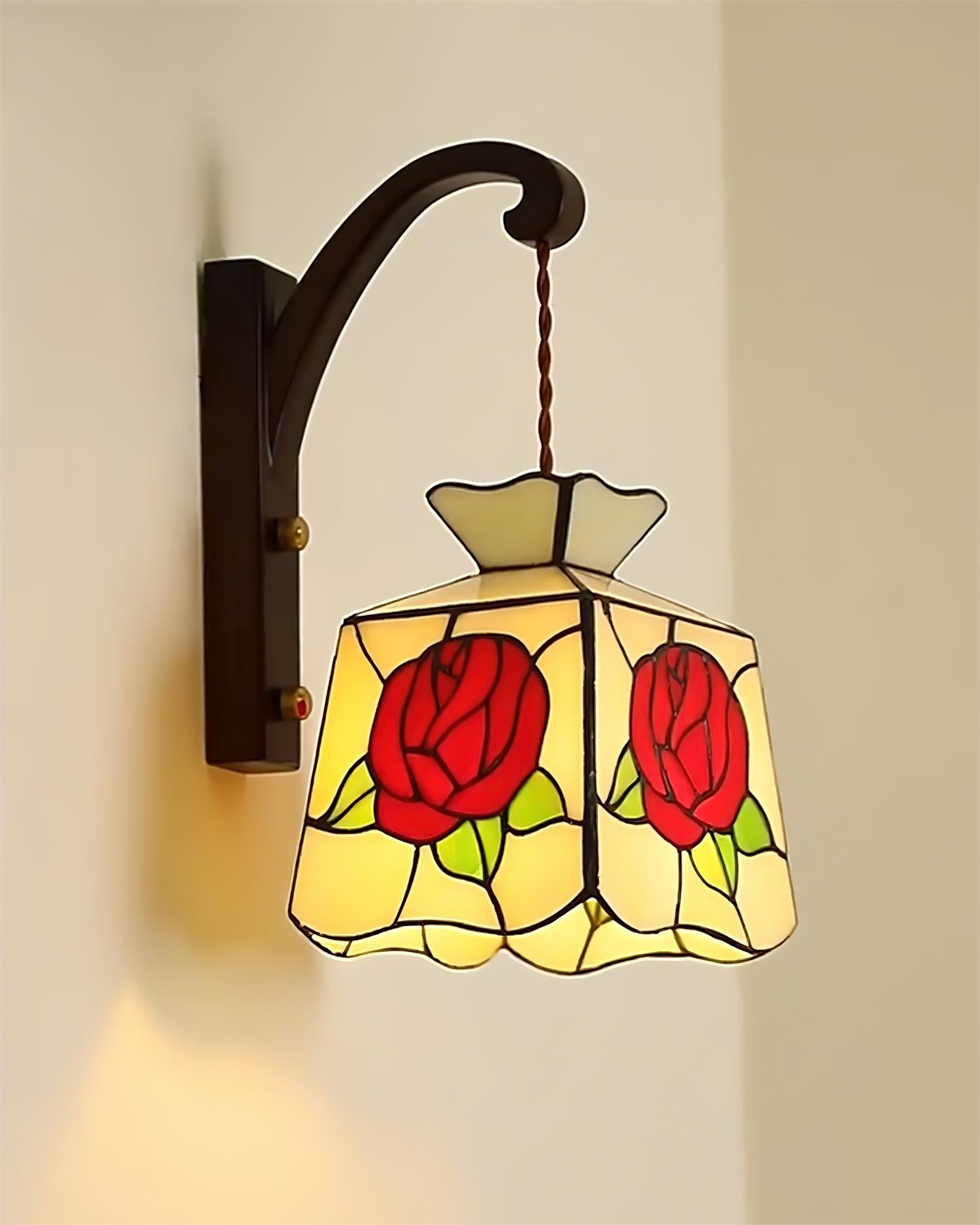 Roselit Wall Lamp Rose Motif - Letslighting