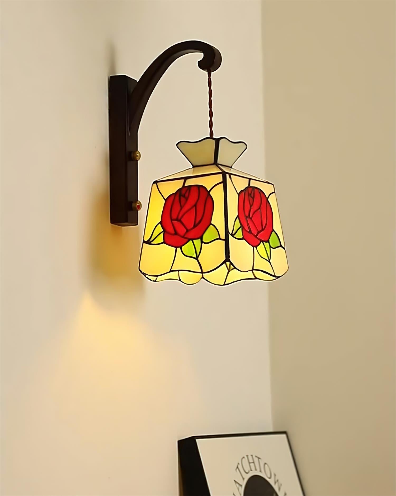 Roselit Wall Lamp Rose Motif - Letslighting