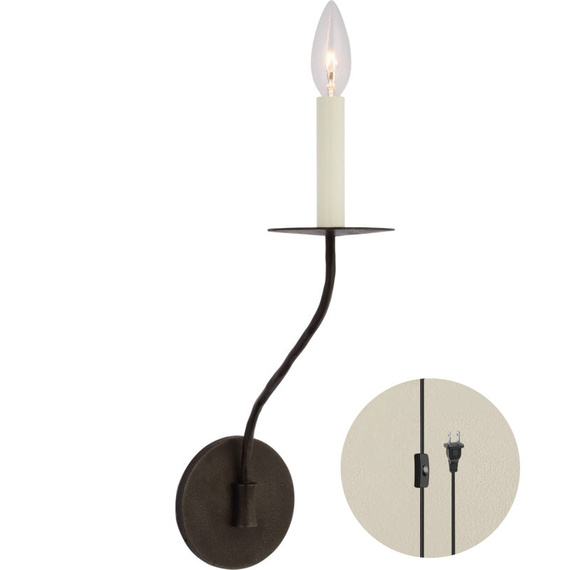 Zoruvyu Modern Minimalist Plug-in Brass Wall Lamp - Letslighting