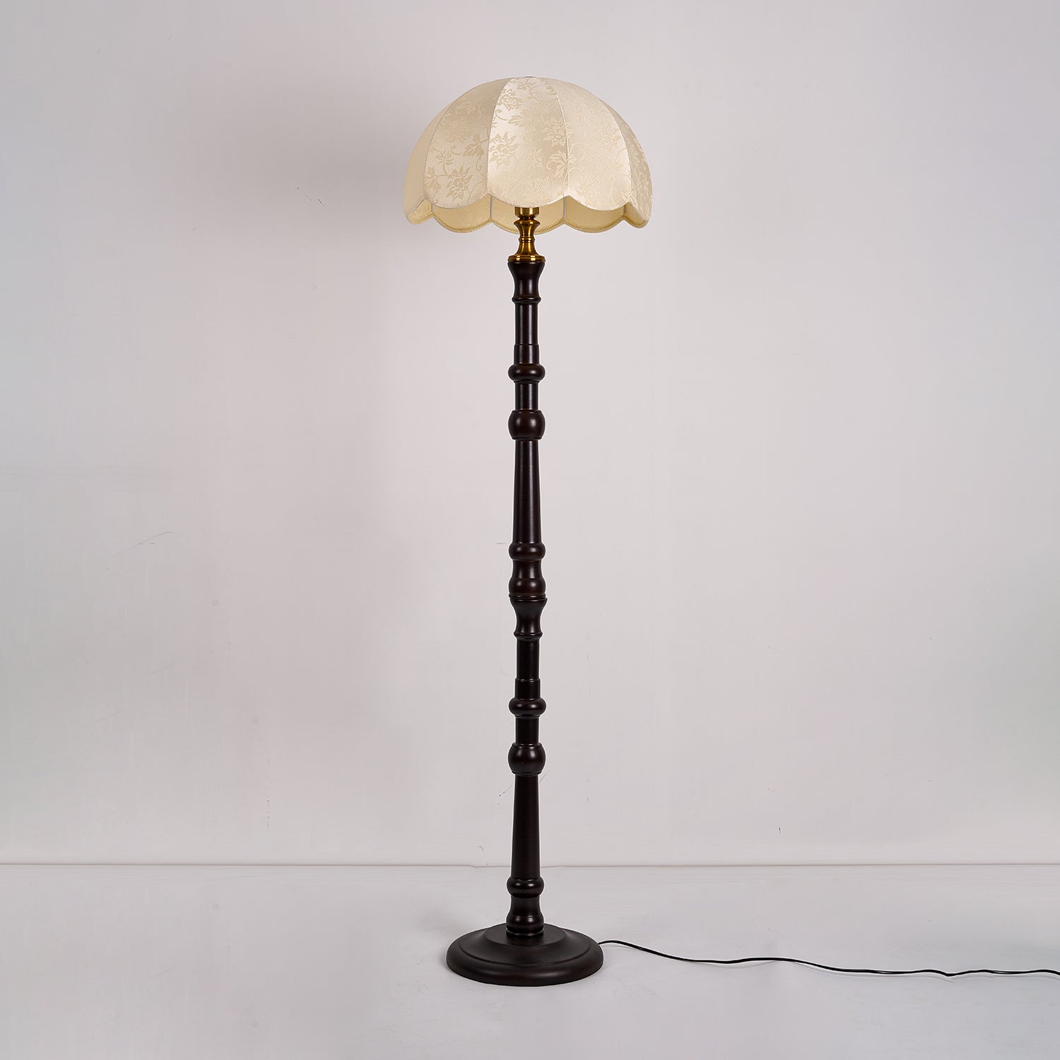 Maverick Vintage Wood Floor Light - Letslighting