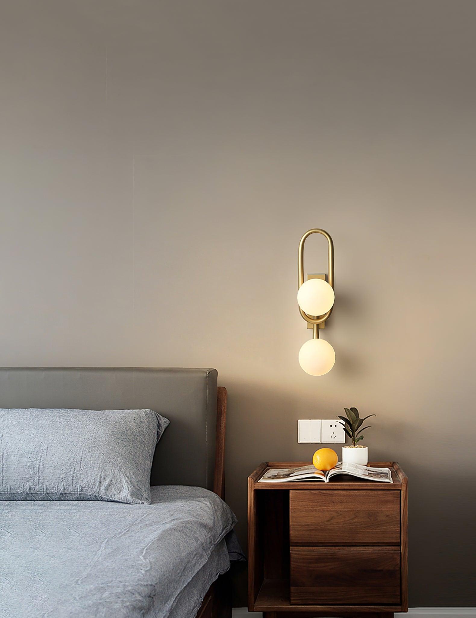Alphaia Modern Minimalist Glass Wall Lamp - Letslighting