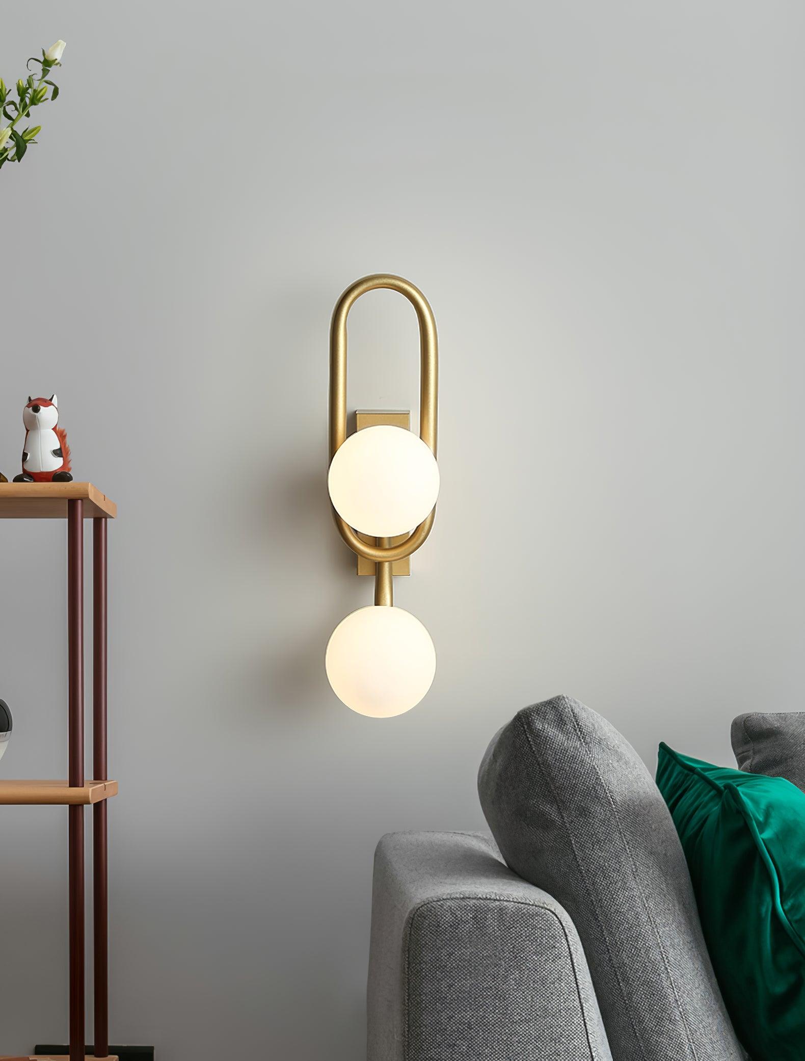 Alphaia Modern Minimalist Glass Wall Lamp - Letslighting