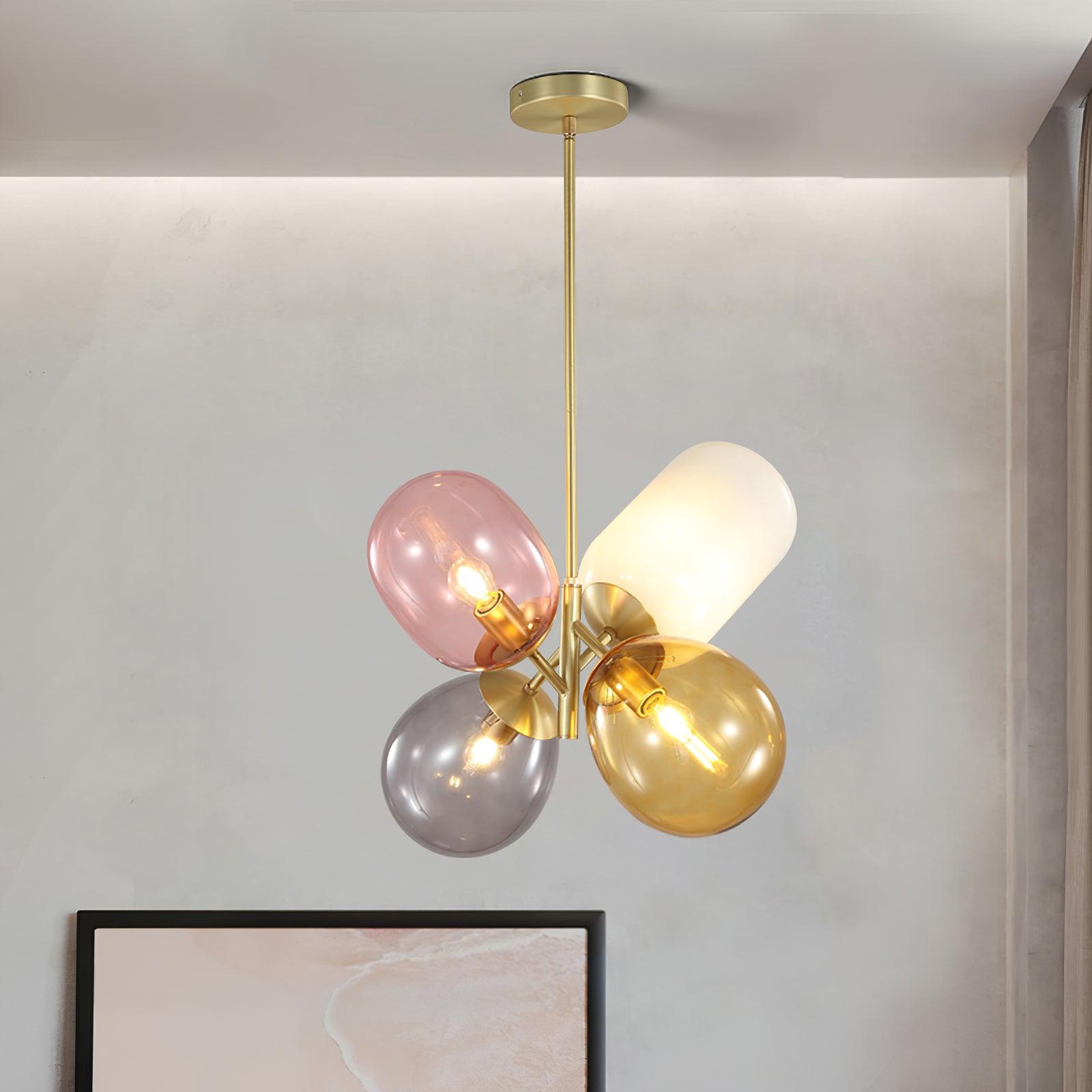 Bella Bubble Pendant Lamp Multicolor Orb Playful - Letslighting