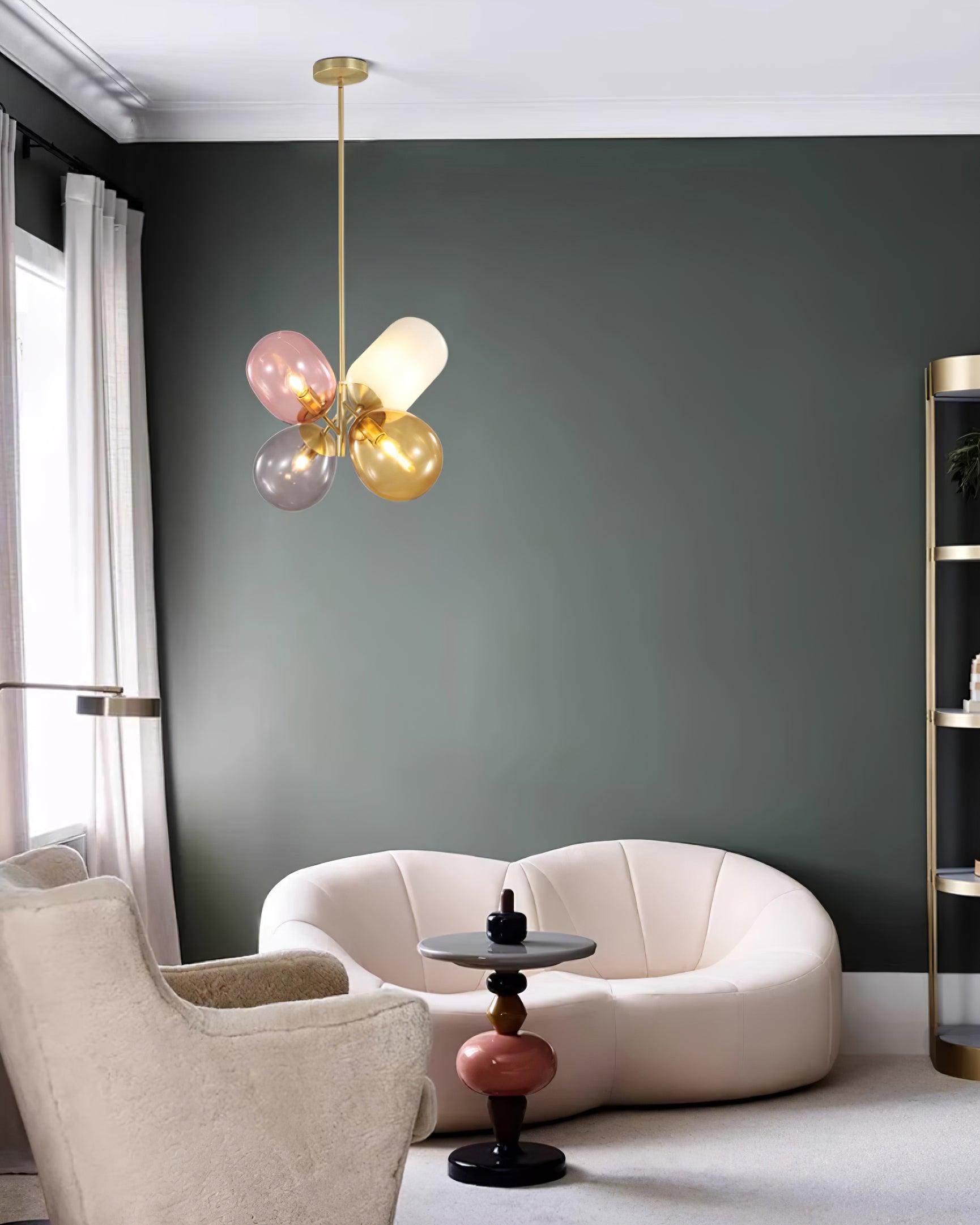 Bella Bubble Pendant Lamp Multicolor Orb Playful - Letslighting