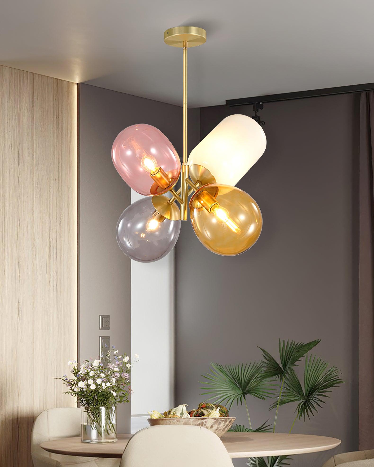 Bella Bubble Pendant Lamp Multicolor Orb Playful - Letslighting