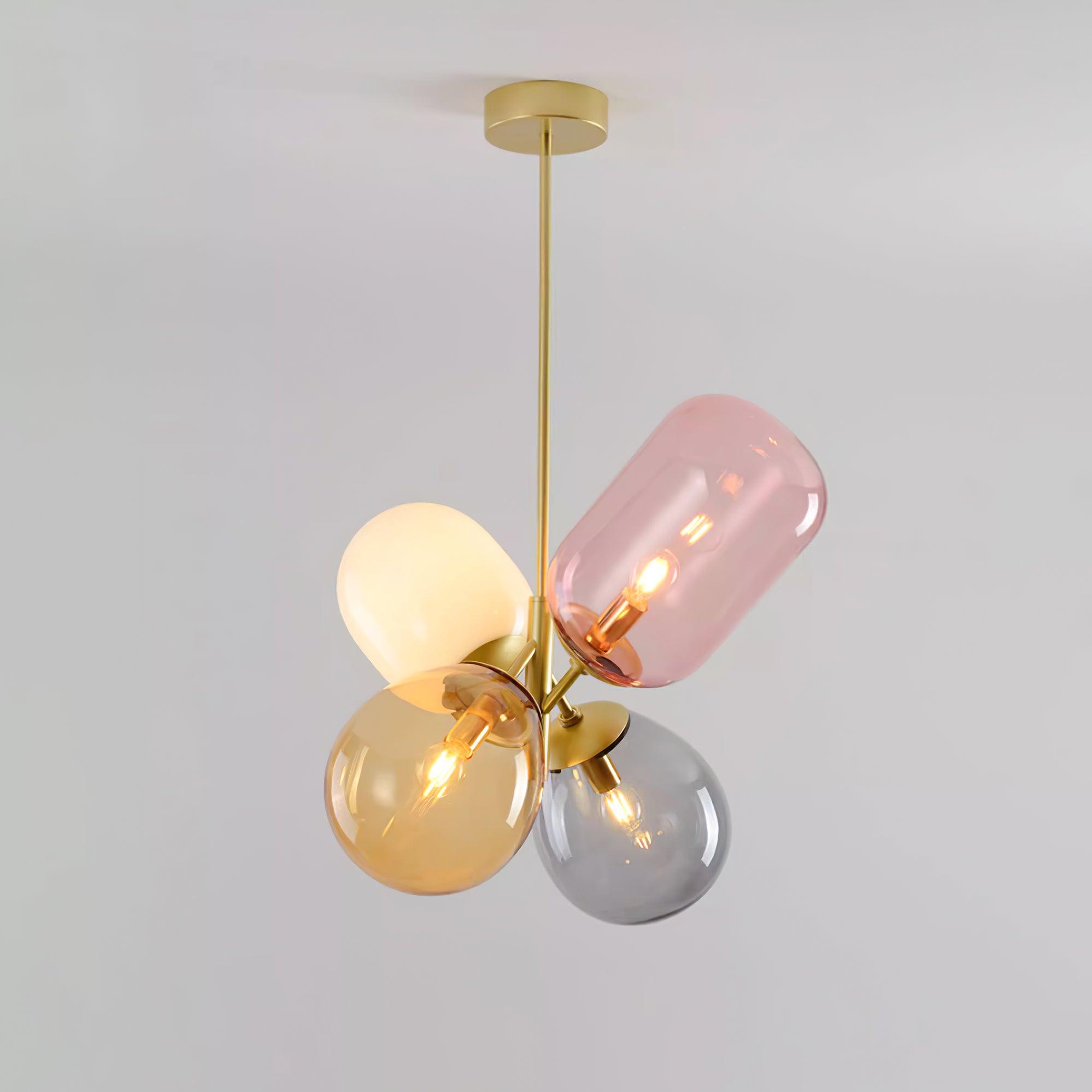 Bella Bubble Pendant Lamp Multicolor Orb Playful - Letslighting