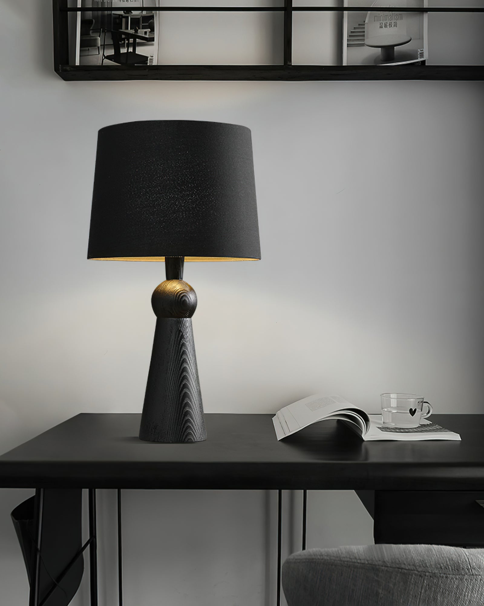 Lioria Wood Fabric Table Lamp - Letslighting