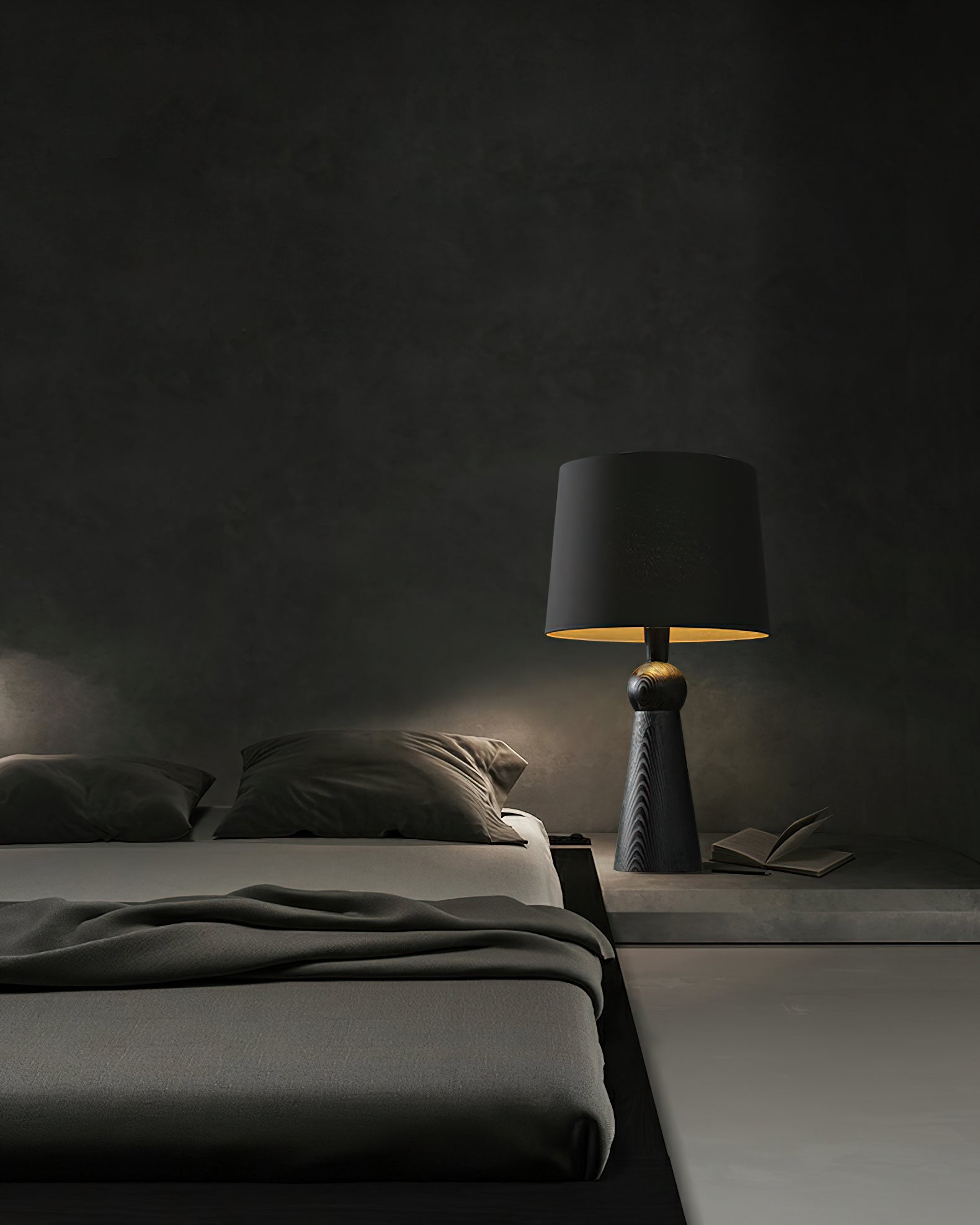 Lioria Wood Fabric Table Lamp - Letslighting
