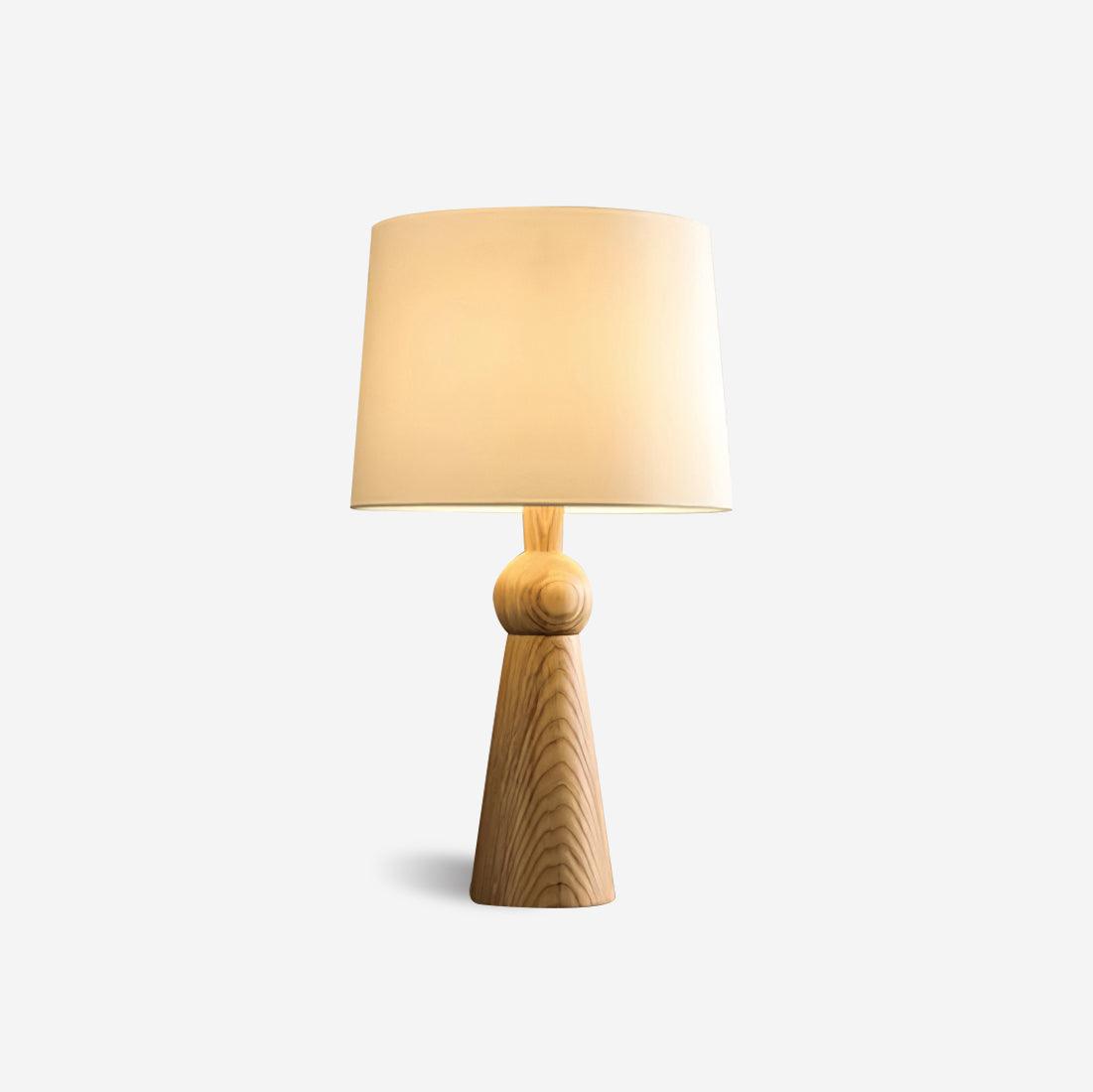 Lioria Wood Fabric Table Lamp - Letslighting