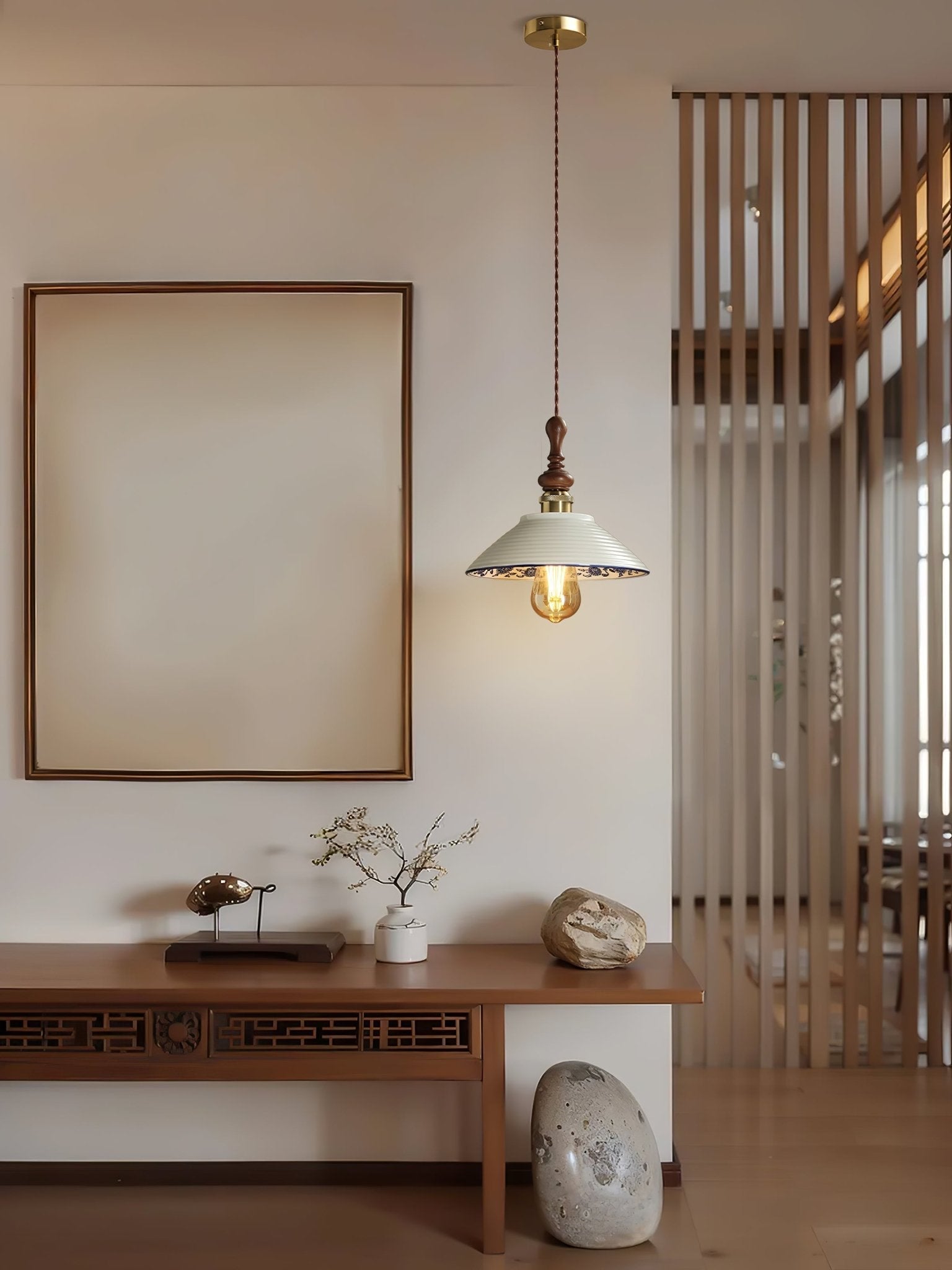 Ciraeor Delft Ceramic Pendant Light - Letslighting