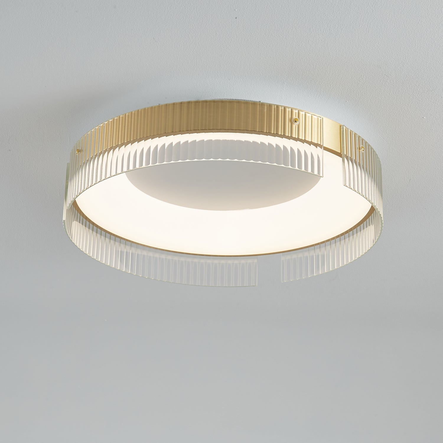 Ovenaris Modern Minimalist Brass Ceiling Light - Letslighting