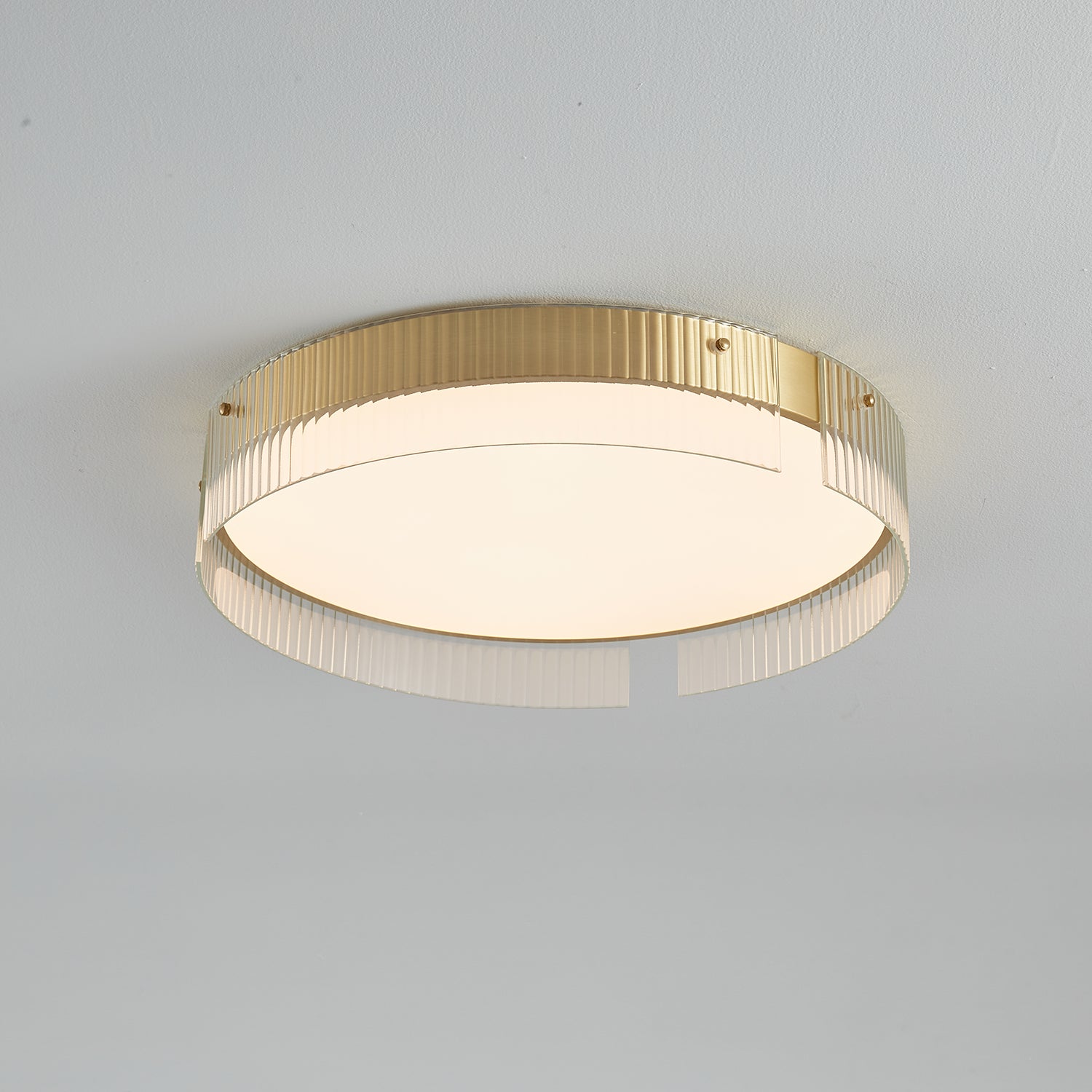 Ovenaris Modern Minimalist Brass Ceiling Light - Letslighting