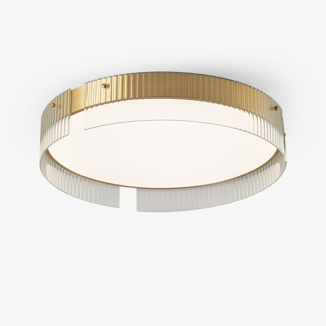 Ovenaris Modern Minimalist Brass Ceiling Light - Letslighting