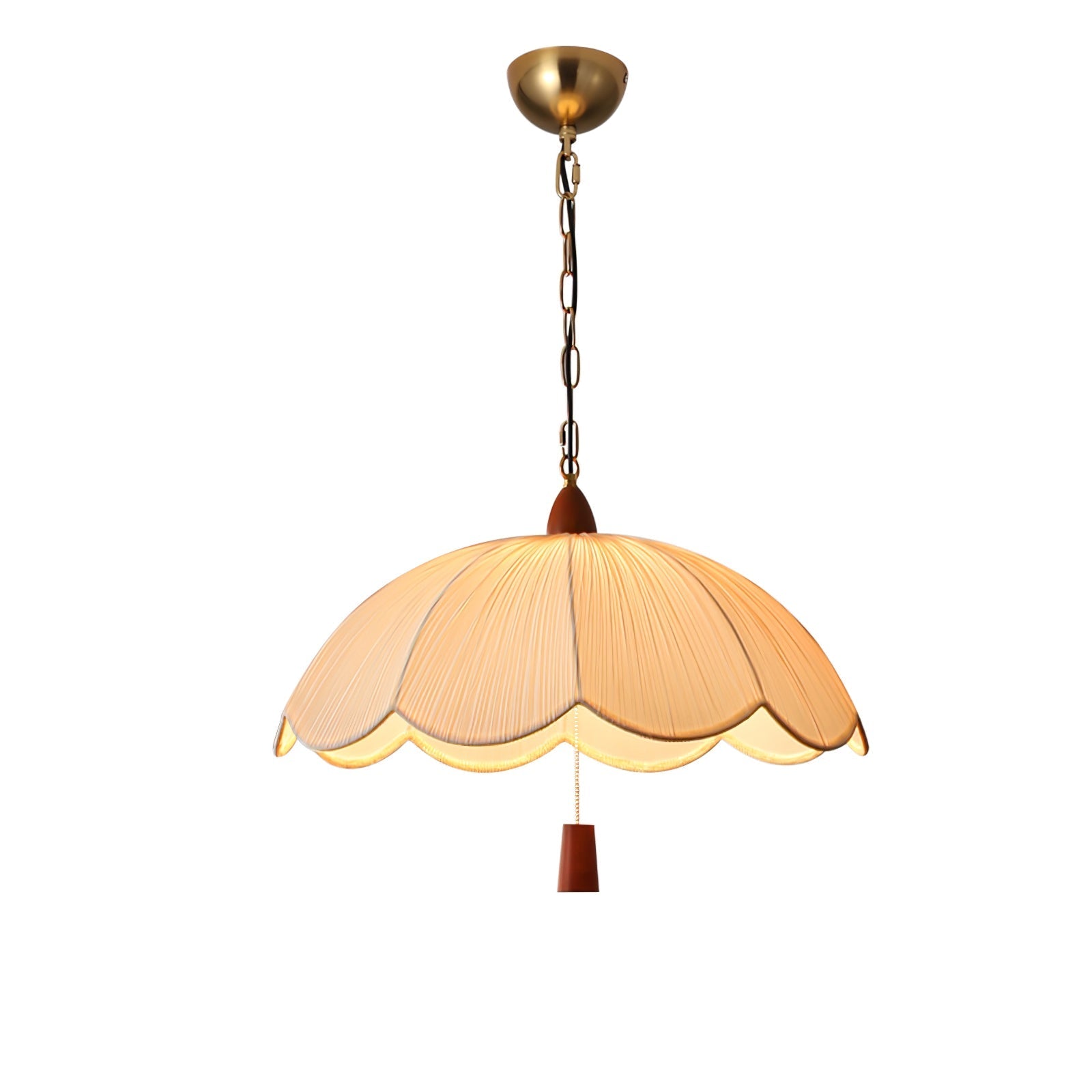 Vephael Art Nouveau Fabric Pendant Light - Letslighting