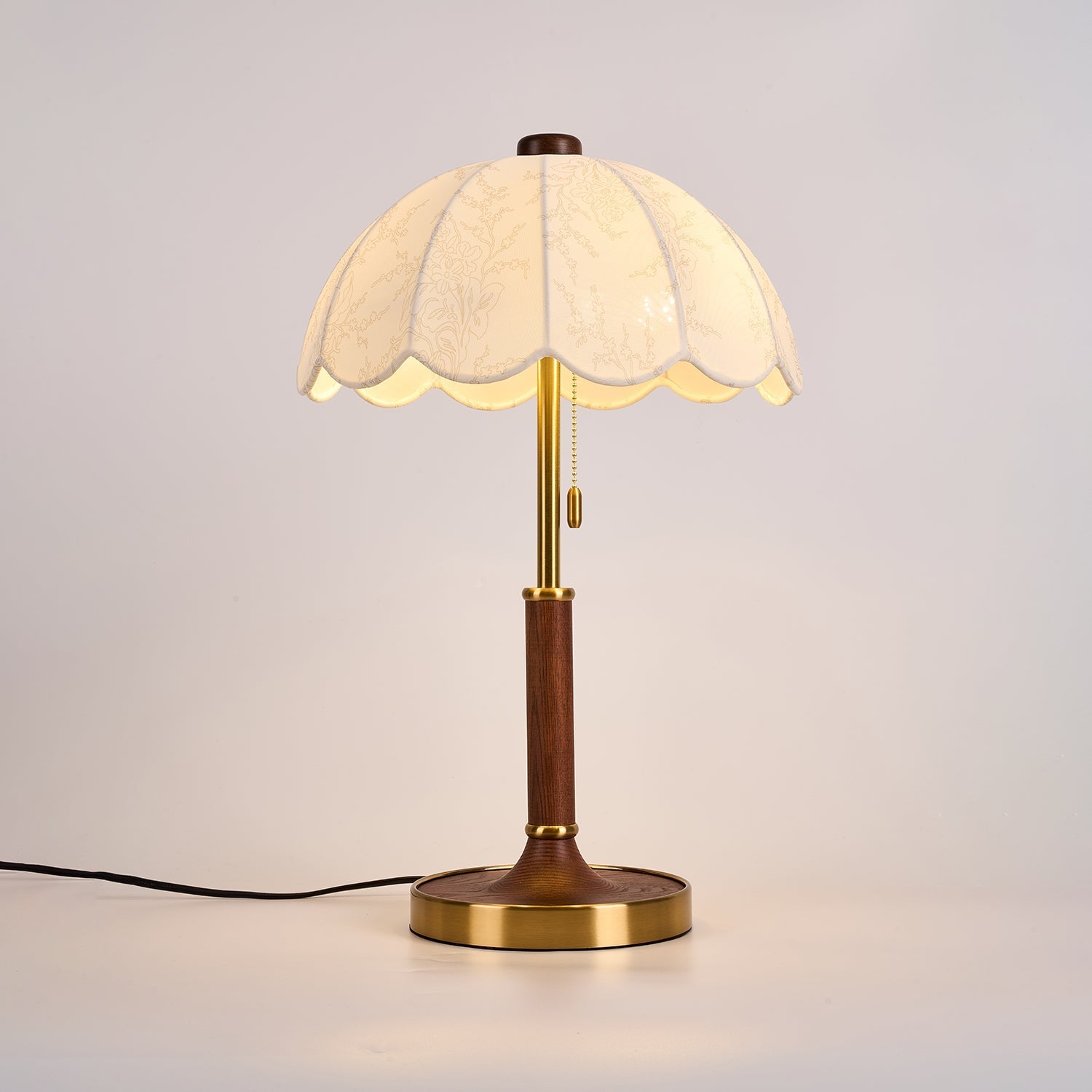 Axiain Wood Fabric Table Lamp - Letslighting