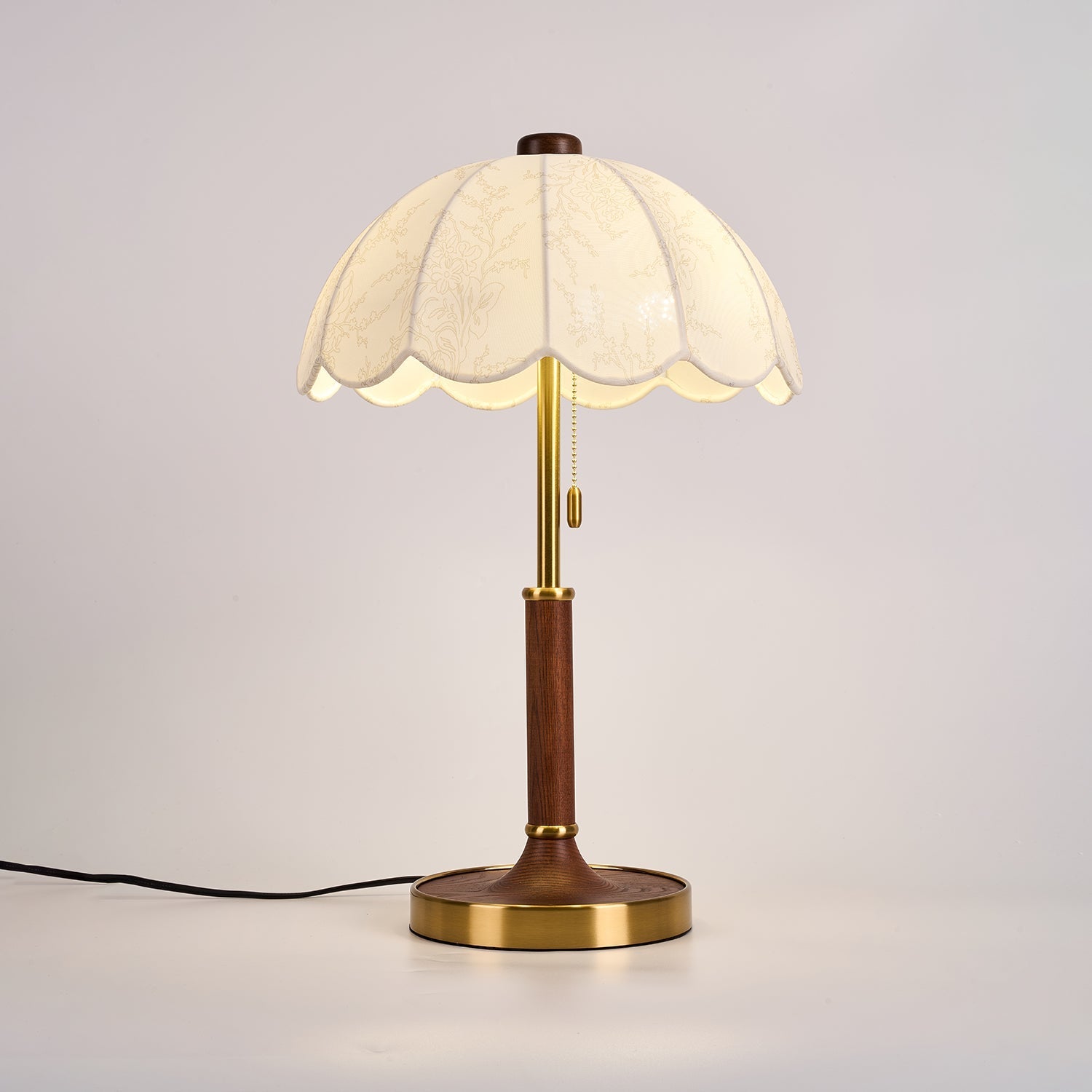 Axiain Wood Fabric Table Lamp - Letslighting