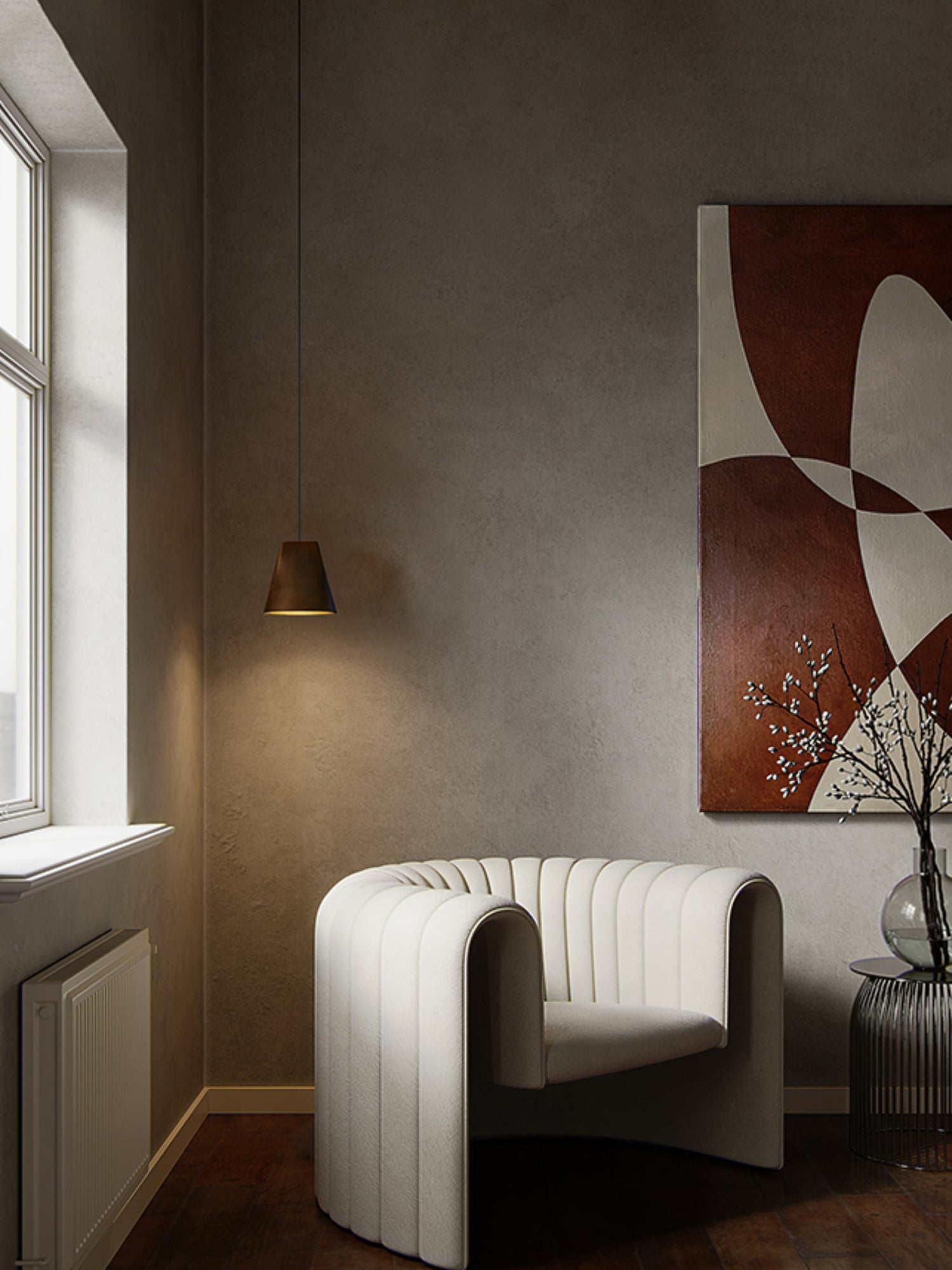 Ivarara Asymmetrical Wood Pendant Light - Letslighting