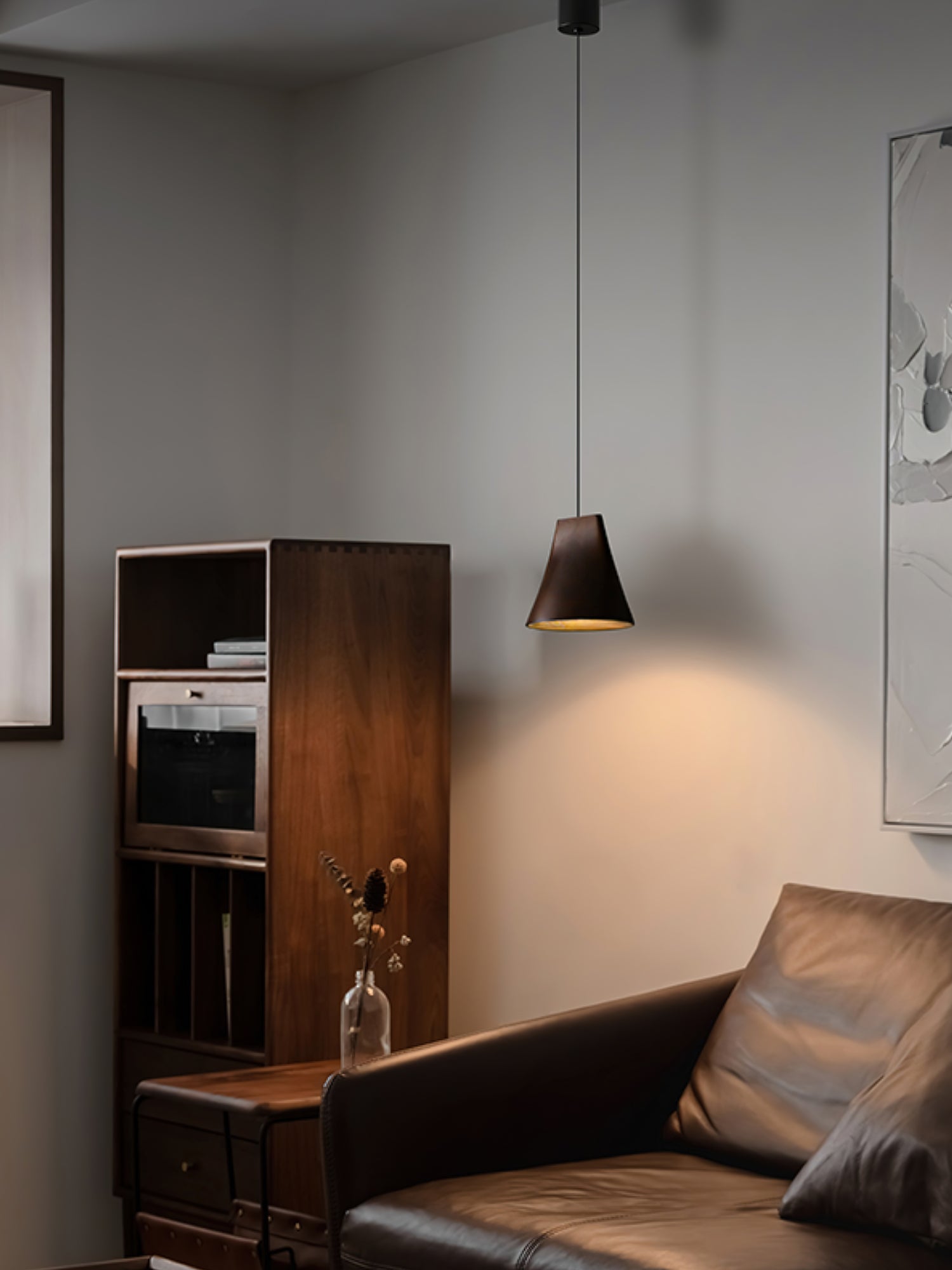 Ivarara Asymmetrical Wood Pendant Light - Letslighting
