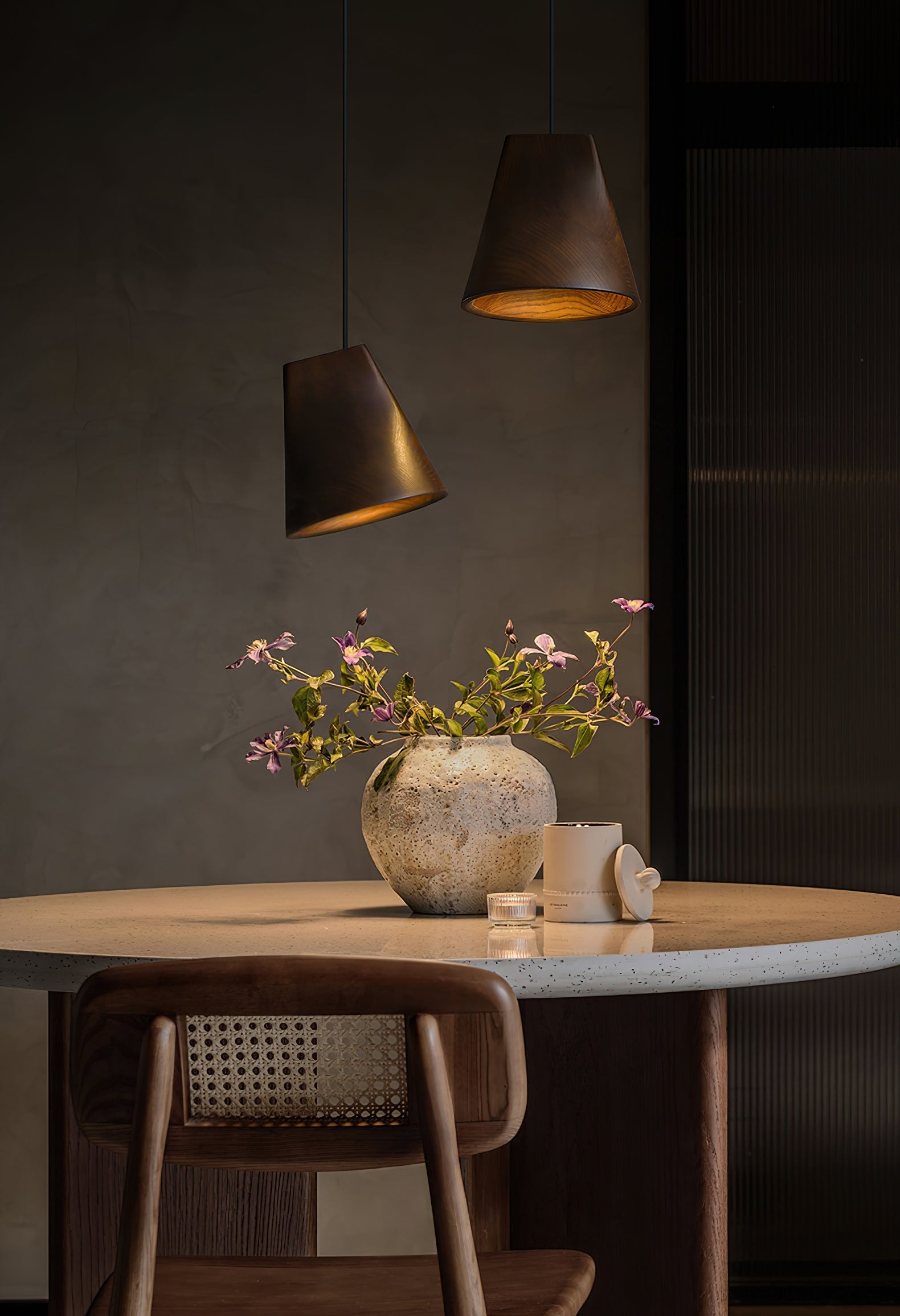 Ivarara Asymmetrical Wood Pendant Light - Letslighting