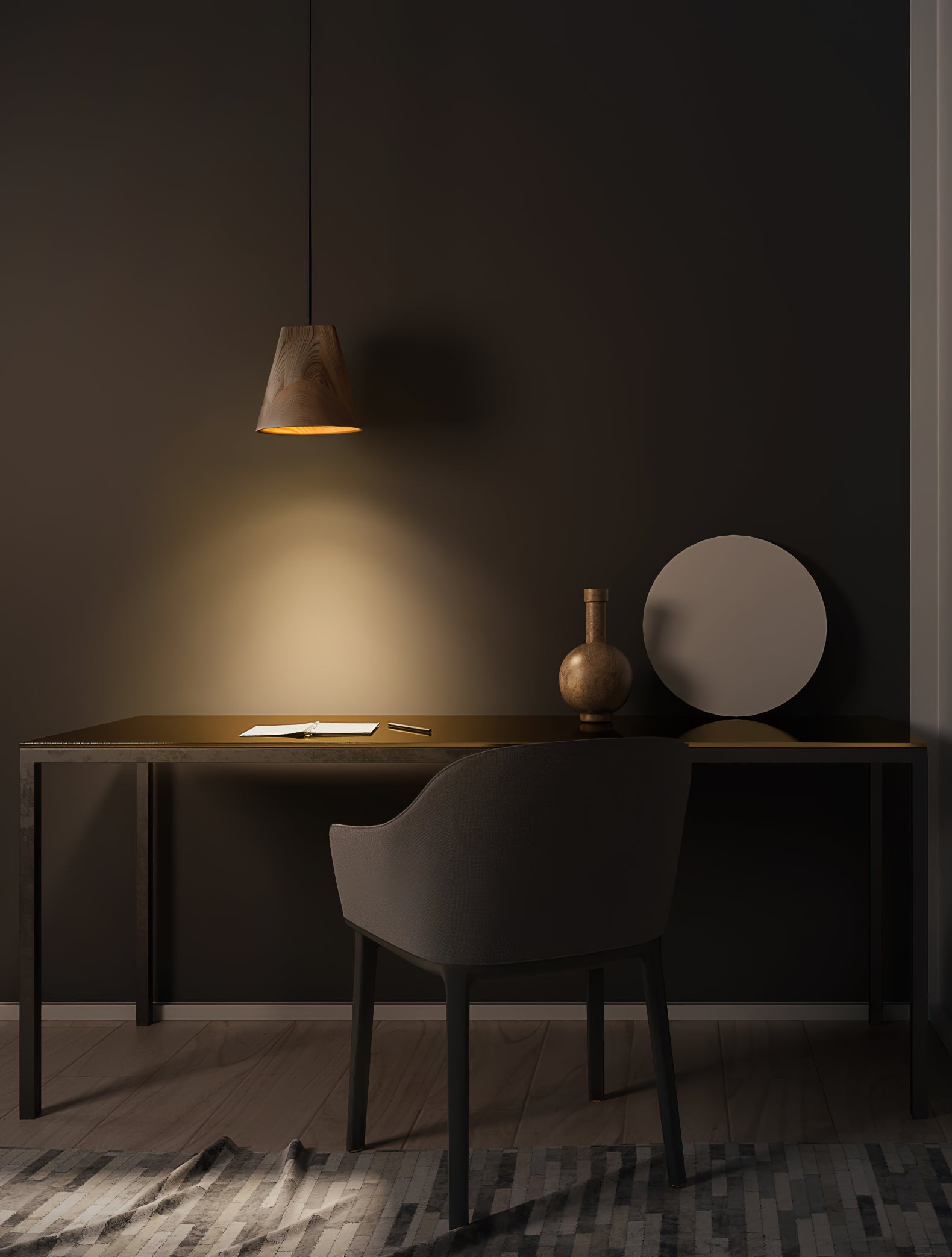 Ivarara Asymmetrical Wood Pendant Light - Letslighting