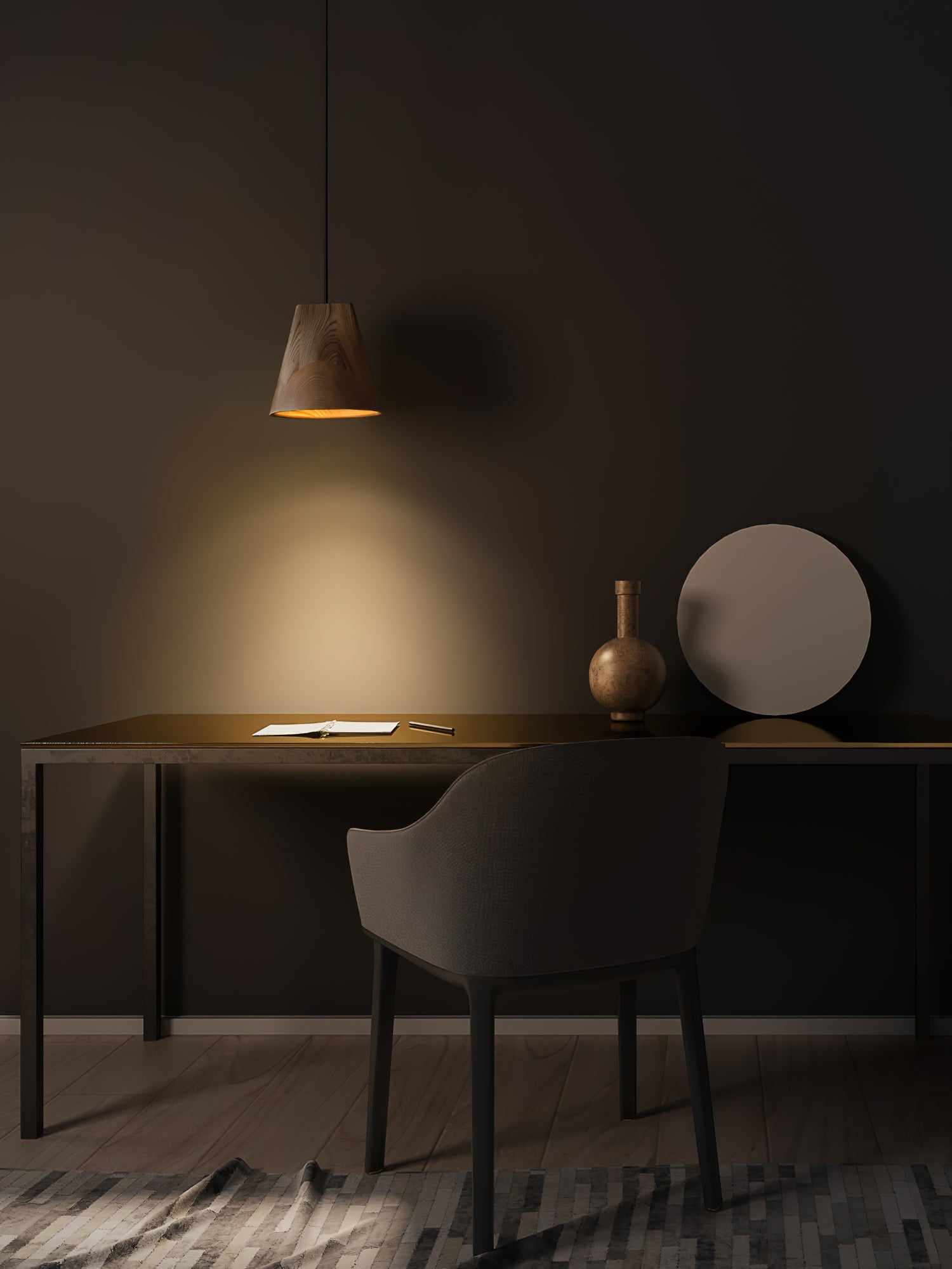 Ivarara Asymmetrical Wood Pendant Light - Letslighting