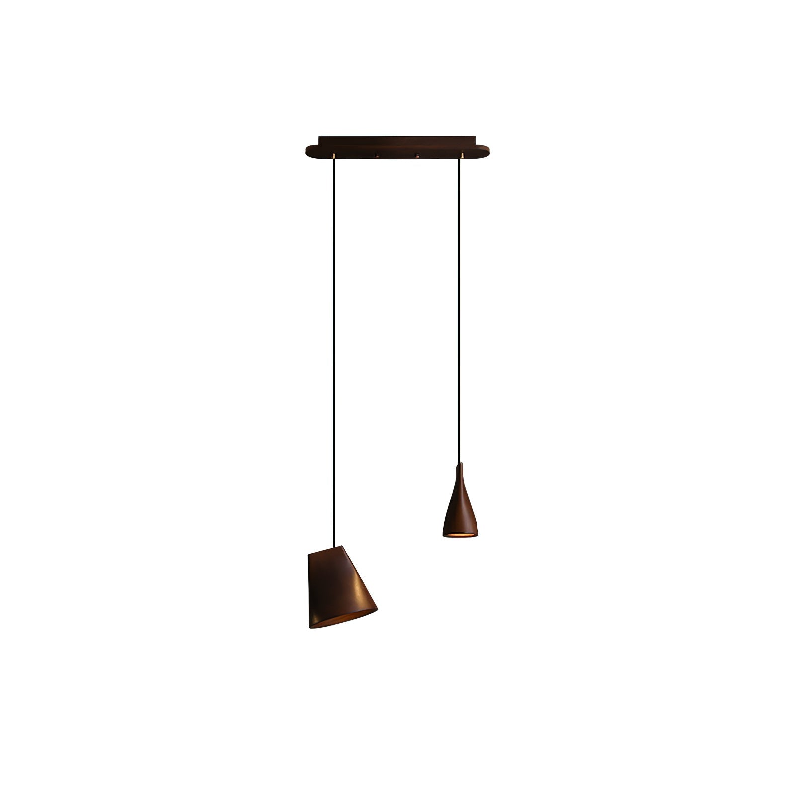 Ivarara Asymmetrical Wood Pendant Light - Letslighting
