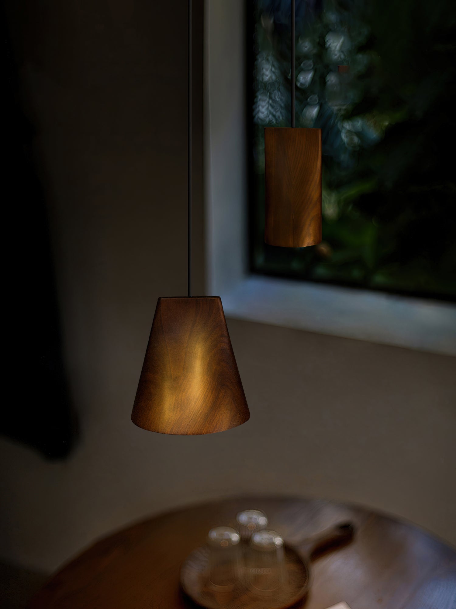 Ivarara Asymmetrical Wood Pendant Light - Letslighting