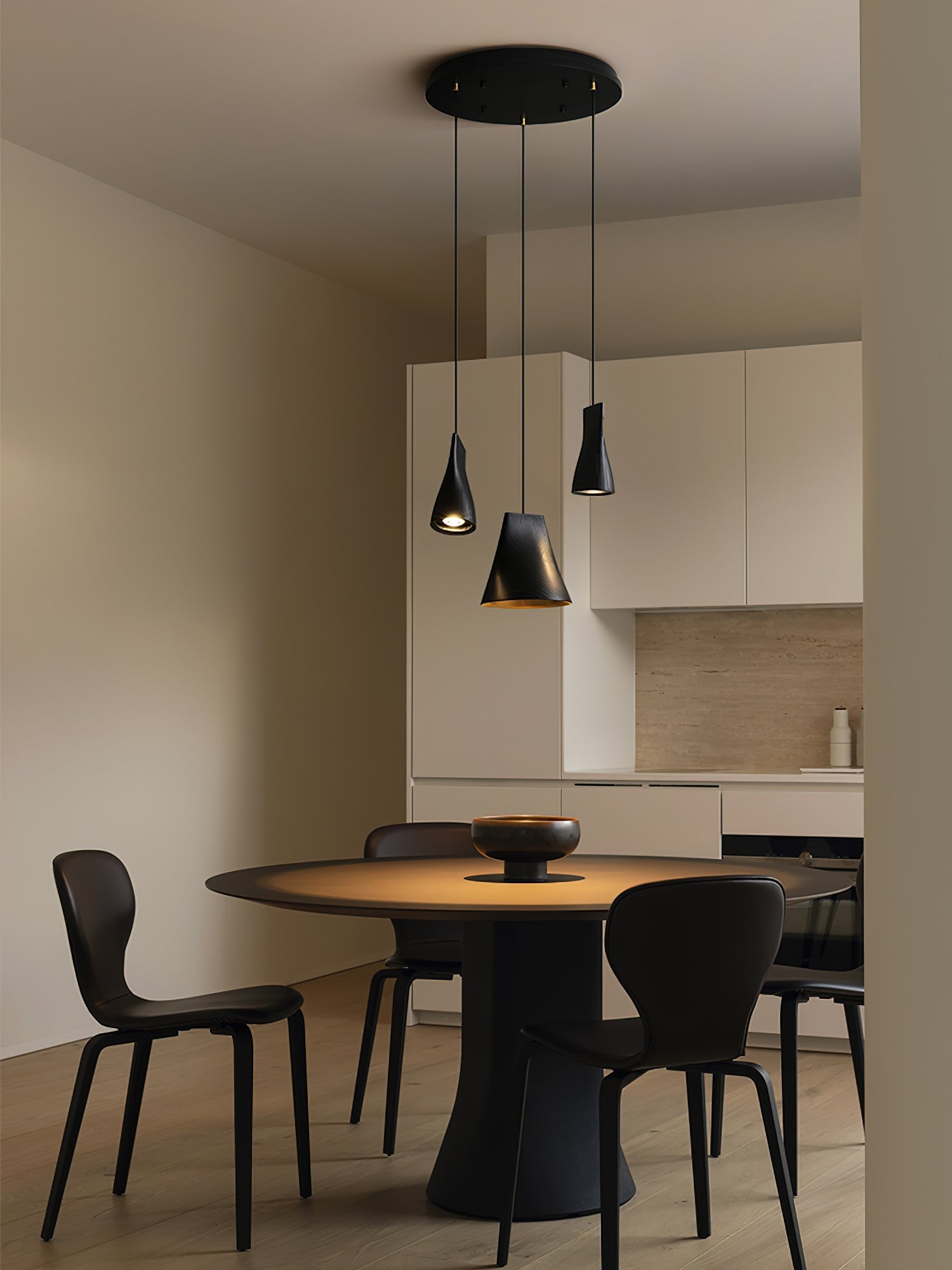 Ivarara Asymmetrical Wood Pendant Light - Letslighting