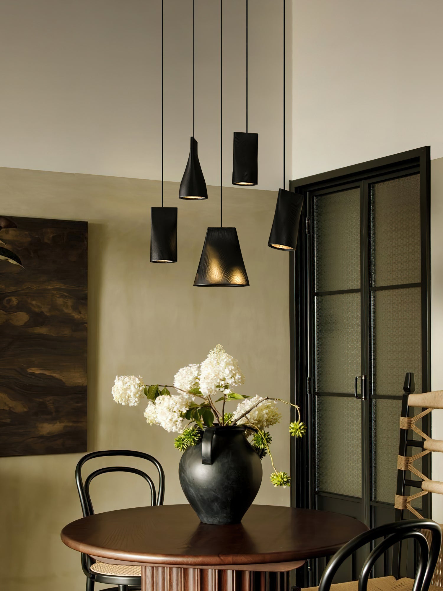 Ivarara Asymmetrical Wood Pendant Light - Letslighting