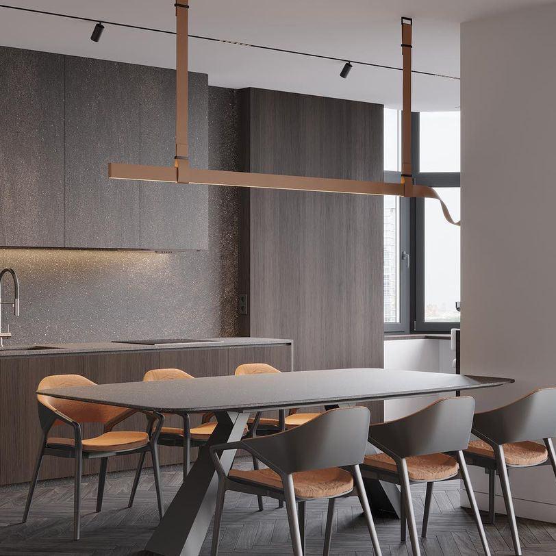 Arcadia Modern Leather Pendant Lamp - Letslighting