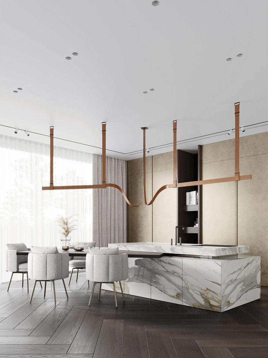 Arcadia Modern Leather Pendant Lamp - Letslighting