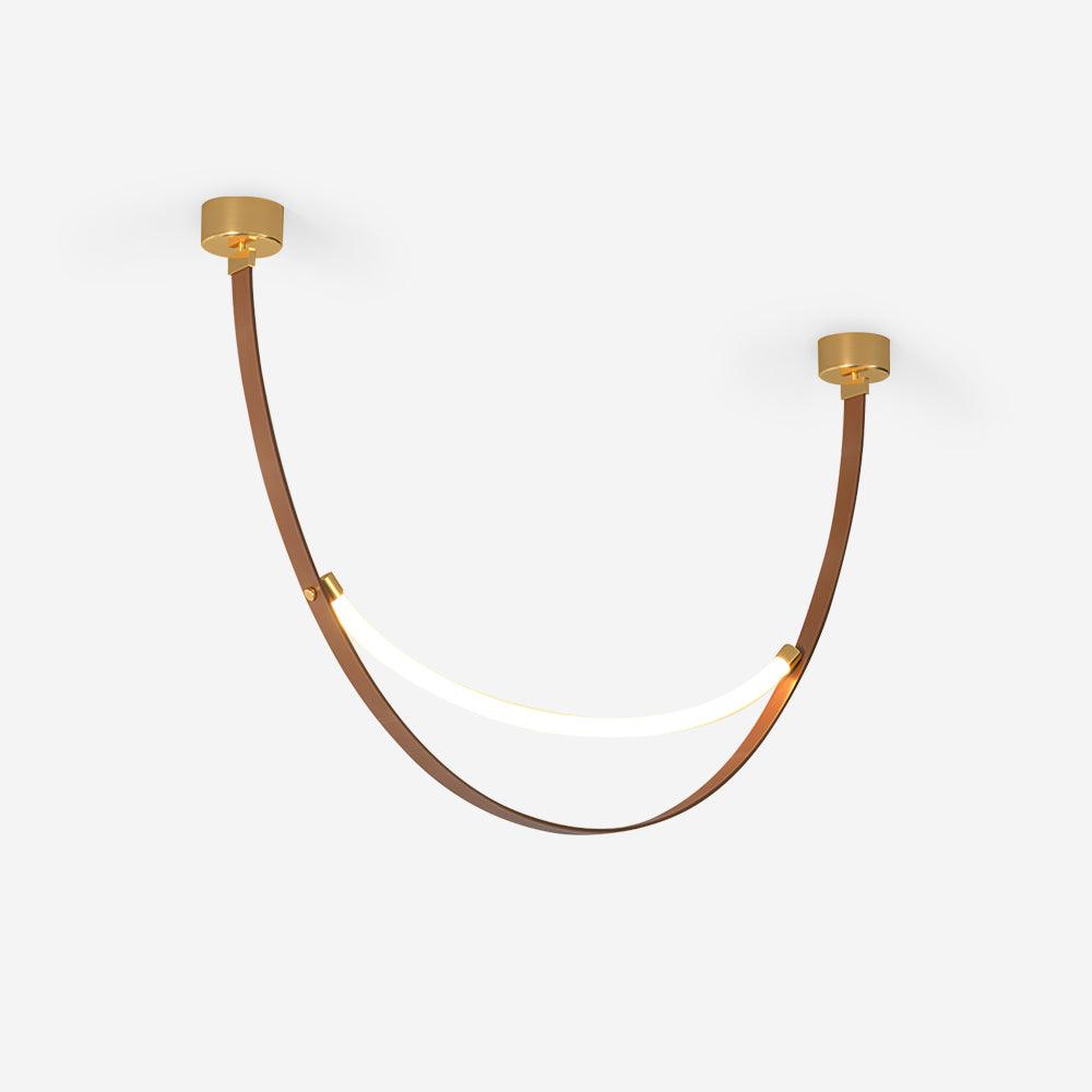 Belt Pendant Lamp Leather Silicone Minimalist - Letslighting