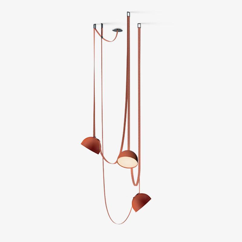 Cog Modern Minimalist Combination Leather Pendant Light - Letslighting